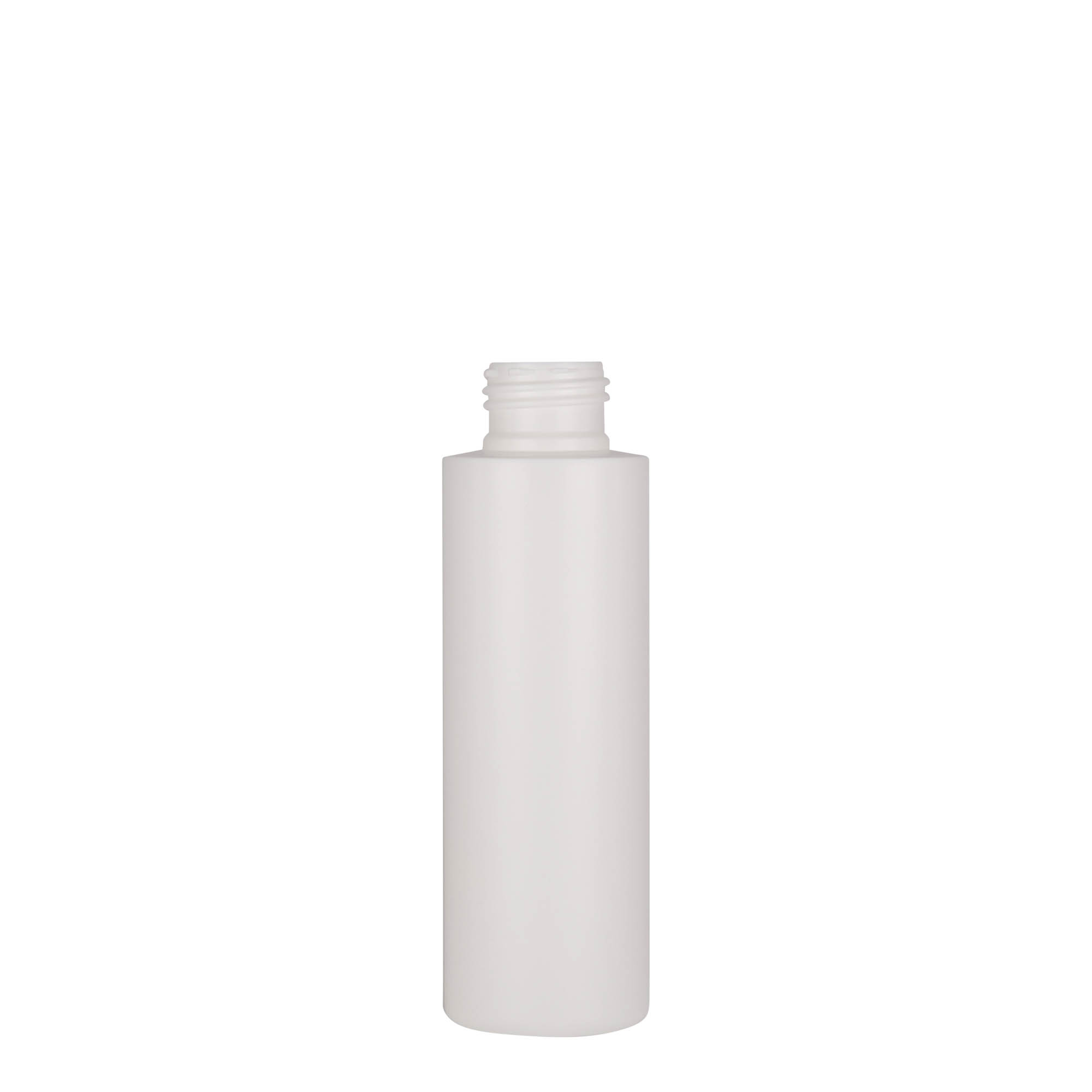 100 ml plastmasas pudele 'Pipe', HDPE, balta, atvere: 24/410