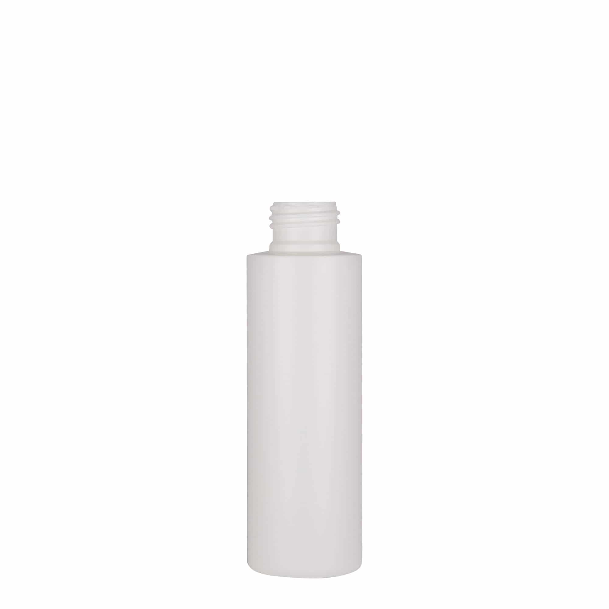 100 ml plastmasas pudele 'Pipe', HDPE, balta, atvere: 24/410 100 ml plastmasas pudele 'Pipe', HDPE, balta, atvere: 24/410