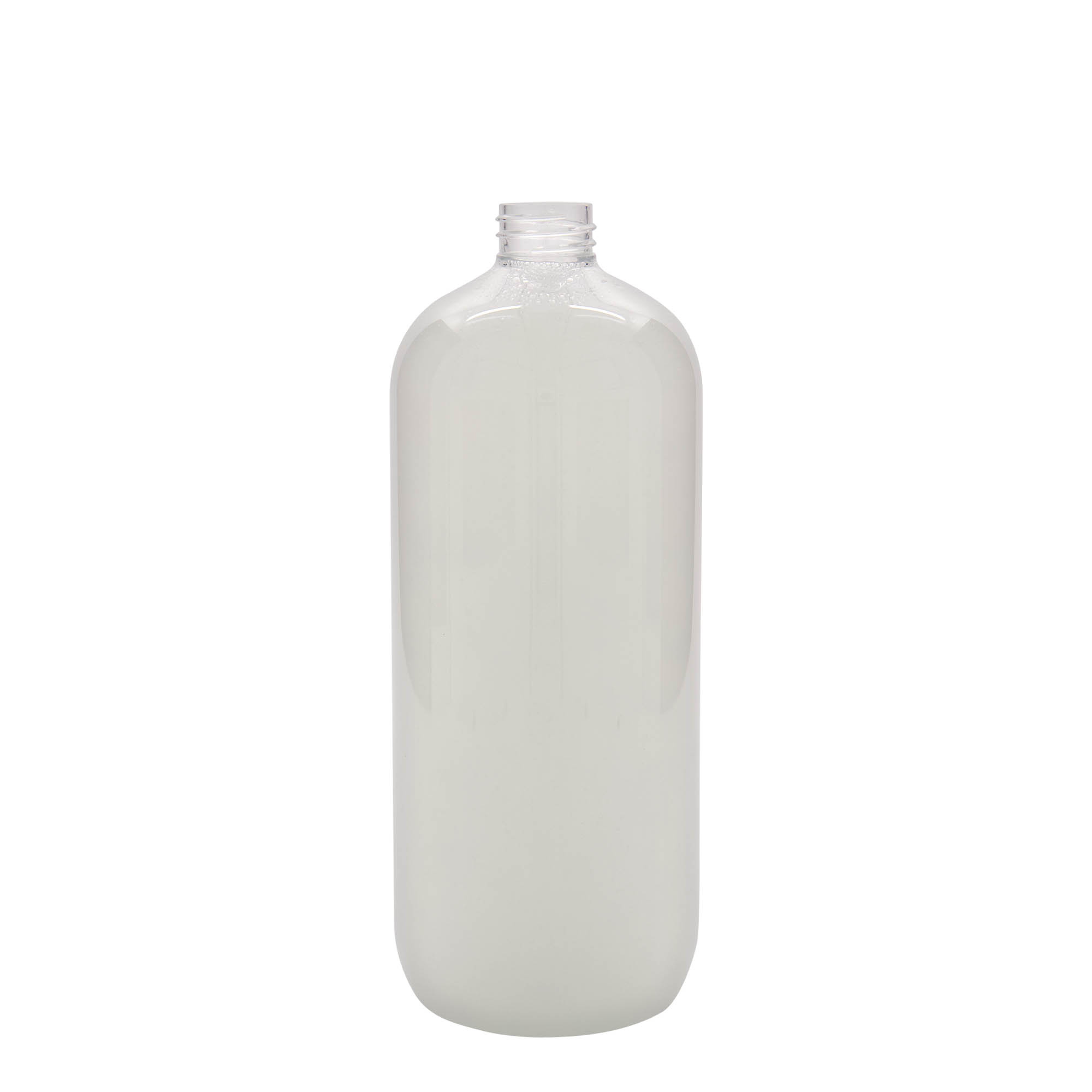 1.000 ml PET pudele 'Boston', plastmasa, atvere: 28/410 1.000 ml PET pudele 'Boston', plastmasa, atvere: 28/410