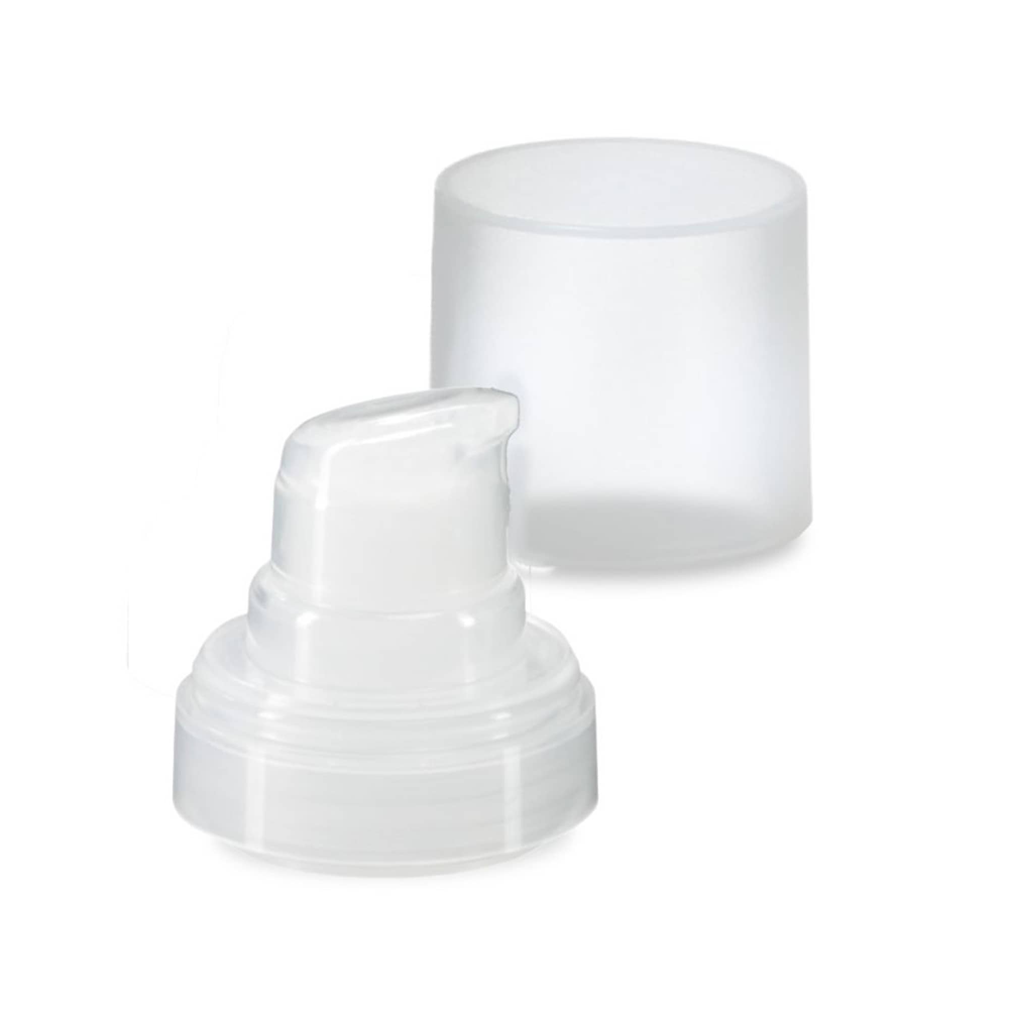 Airless Dispenser tipa pudele ar pumpīti 'Micro', PP plastmasas, balta