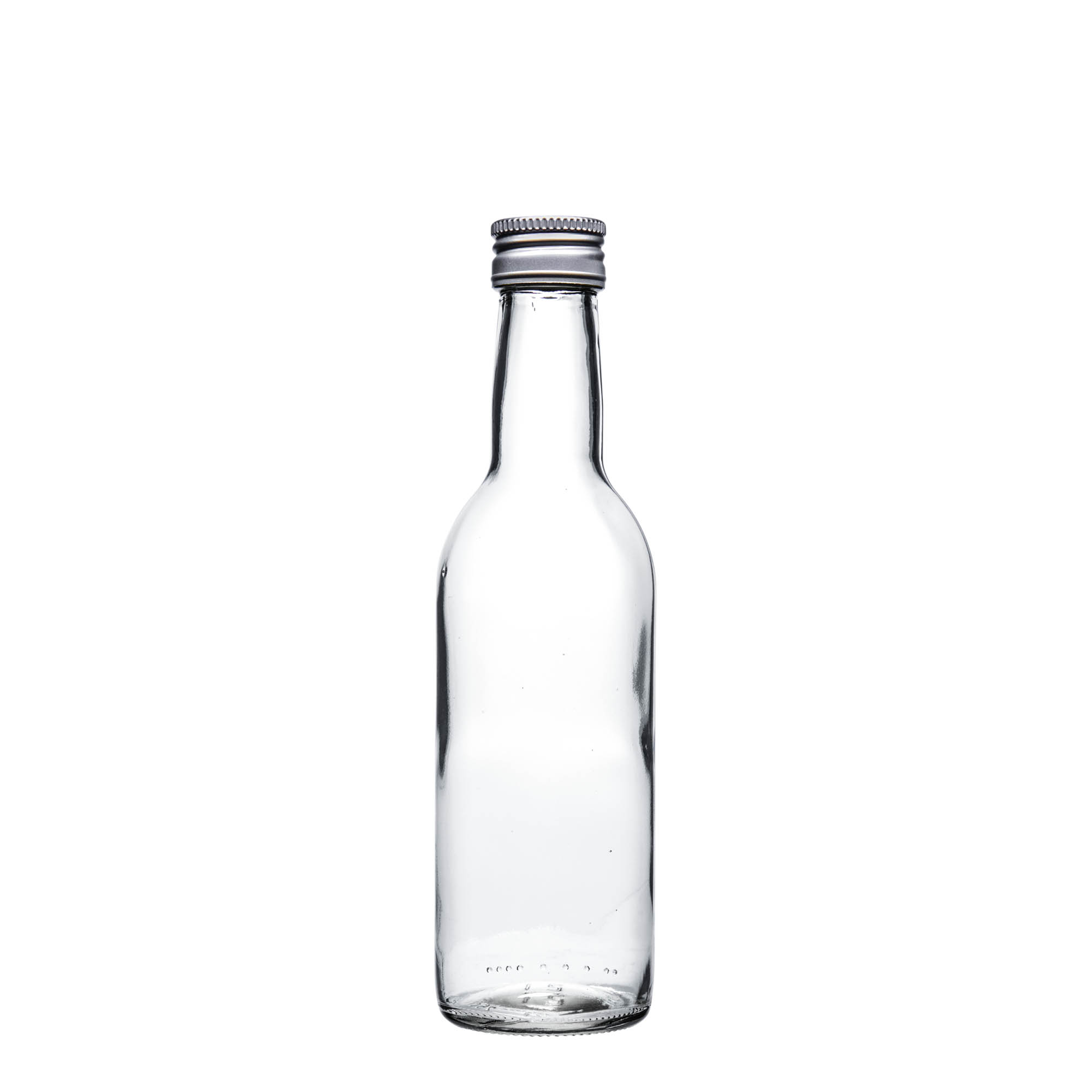250 ml stikla pudele 'Bordo', atvere: PP 28 250 ml stikla pudele 'Bordo', atvere: PP 28