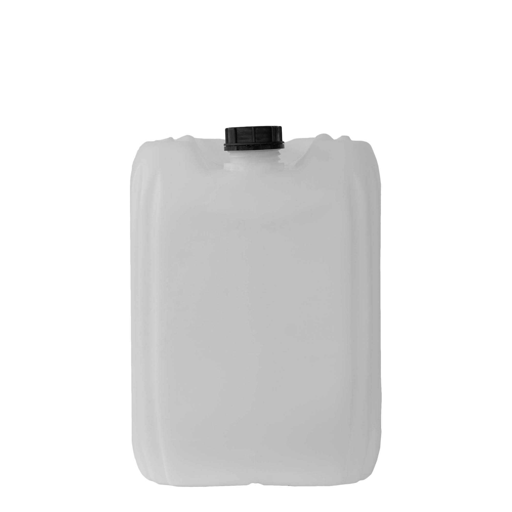30 l kanniņa, taisnstūrveida, HDPE plastmasa, dabīga, atvere: ND 60