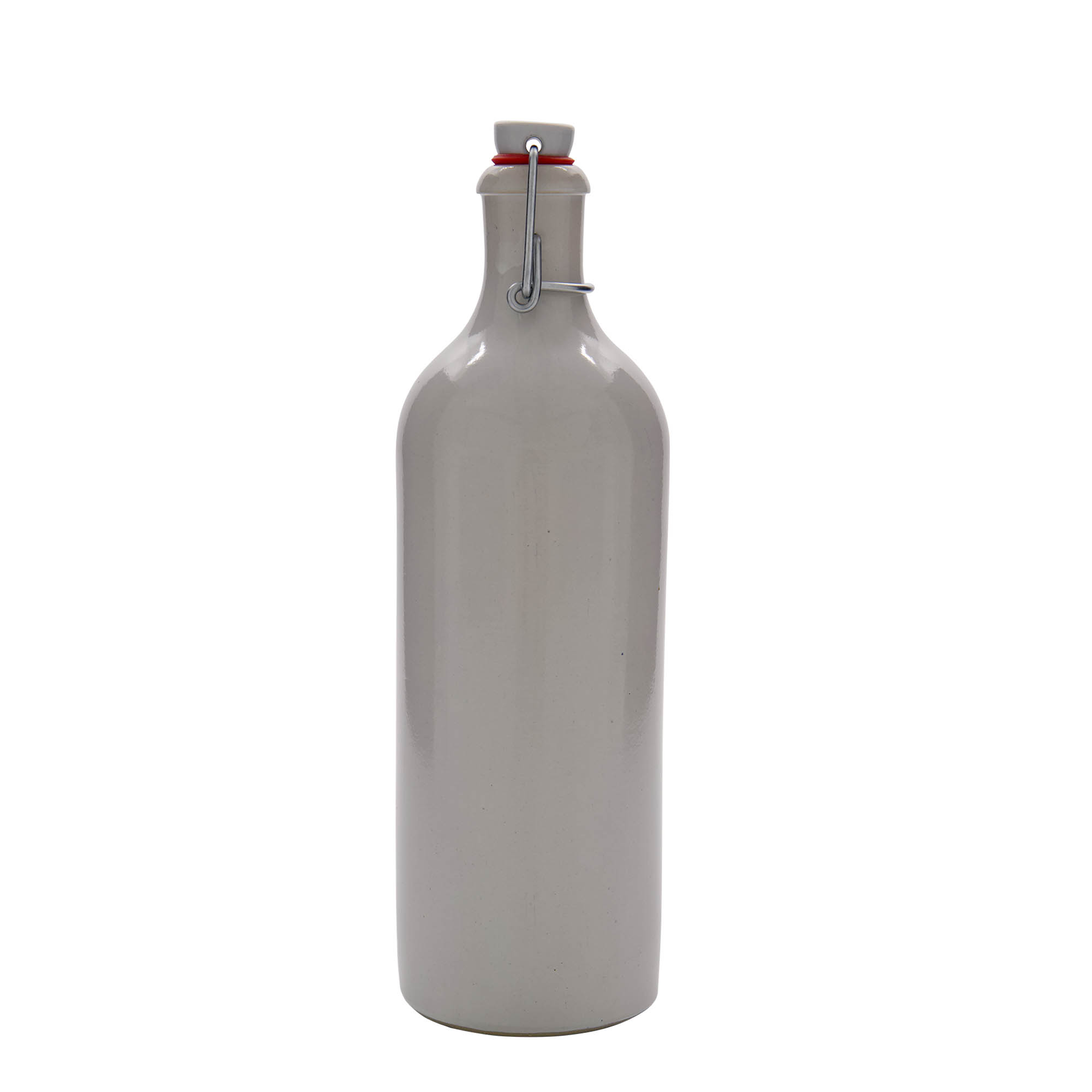 750 ml māla krūze, keramikas, balta, atvere: ar aizdari ar stīpiņu