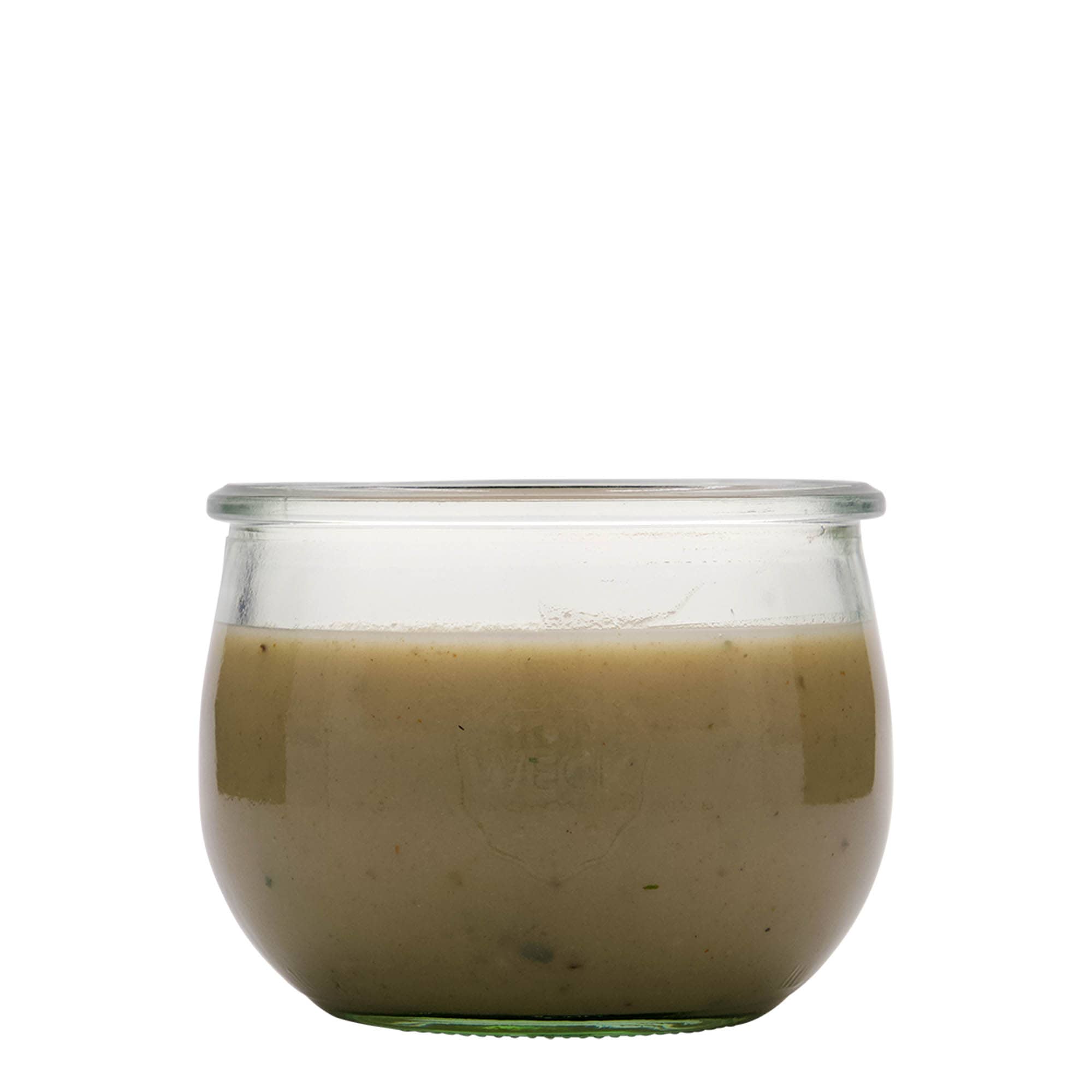 580 ml WECK tulpes formas burka #, atvere: apaļa mala