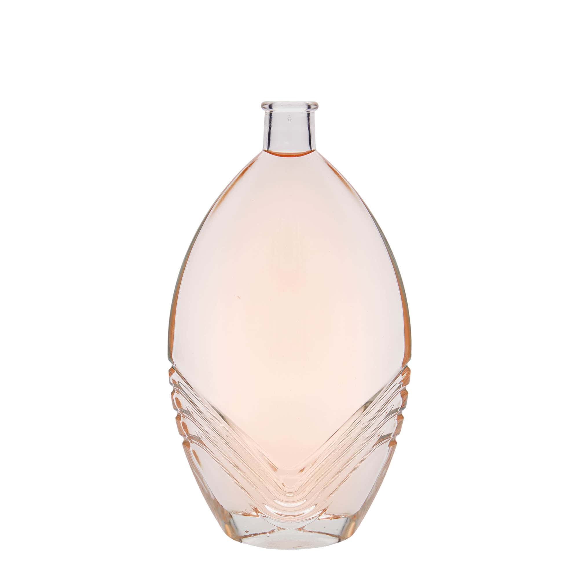 500 ml stikla pudele 'Florence', ovāla, aizdare: korķis