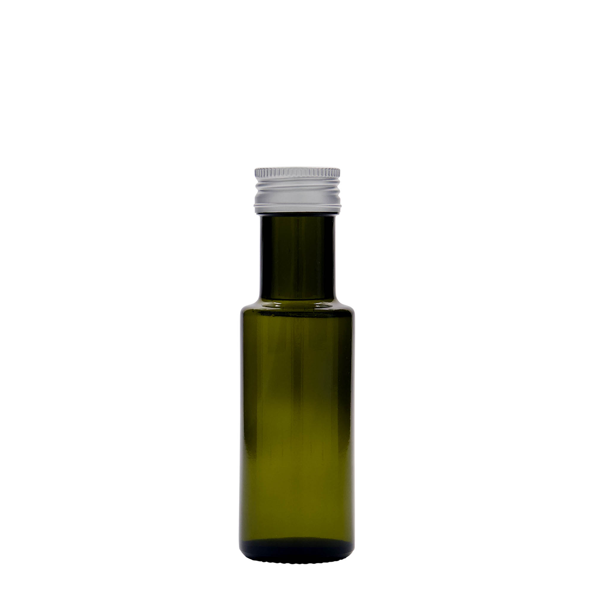 100 ml stikla pudele 'Dorica', antīkzaļa, atvere: PP 31,5 100 ml stikla pudele 'Dorica', antīkzaļa, atvere: PP 31,5