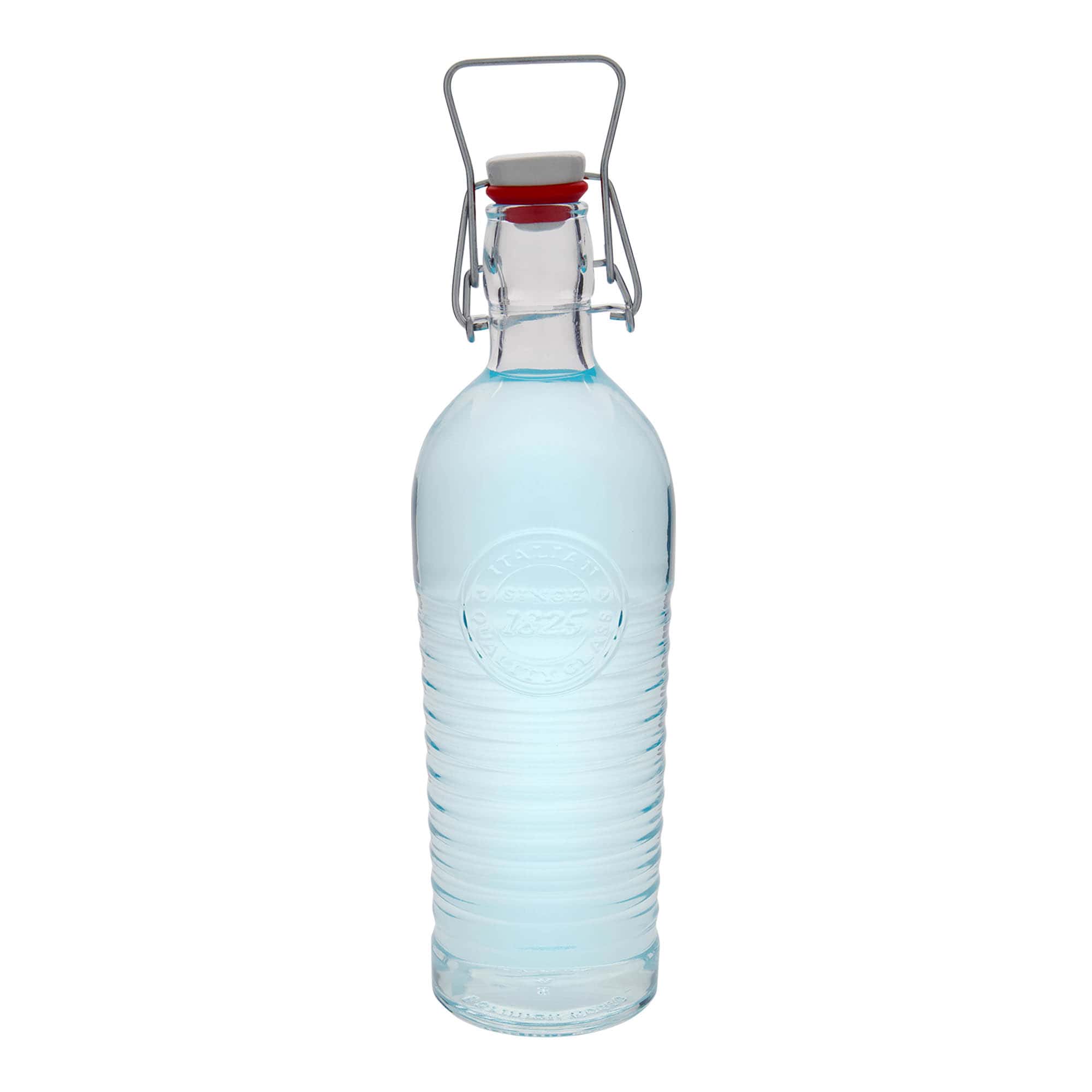 1.200 ml stikla pudele 'Officina 1825', atvere: aizbāžņa aizdare