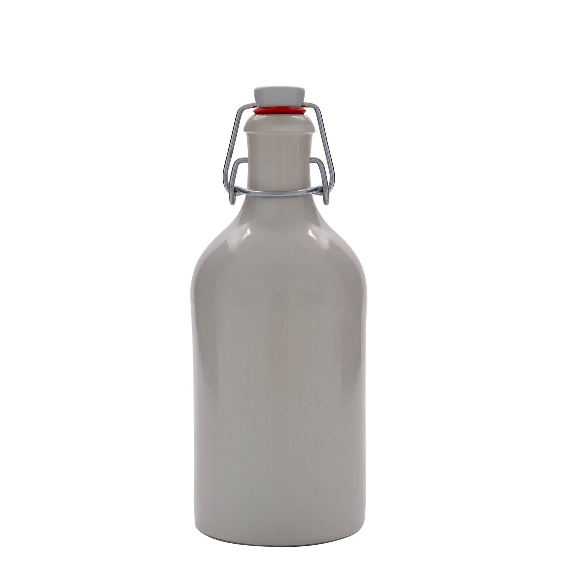 500 ml māla krūze, keramikas, balta, atvere: ar aizbāzni