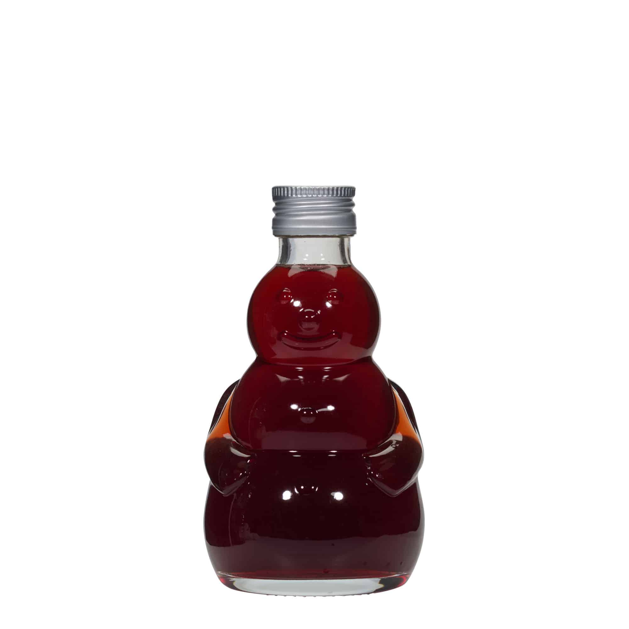 200 ml stikla pudele 'Sniegavīrs', mutes daļa: PP 28