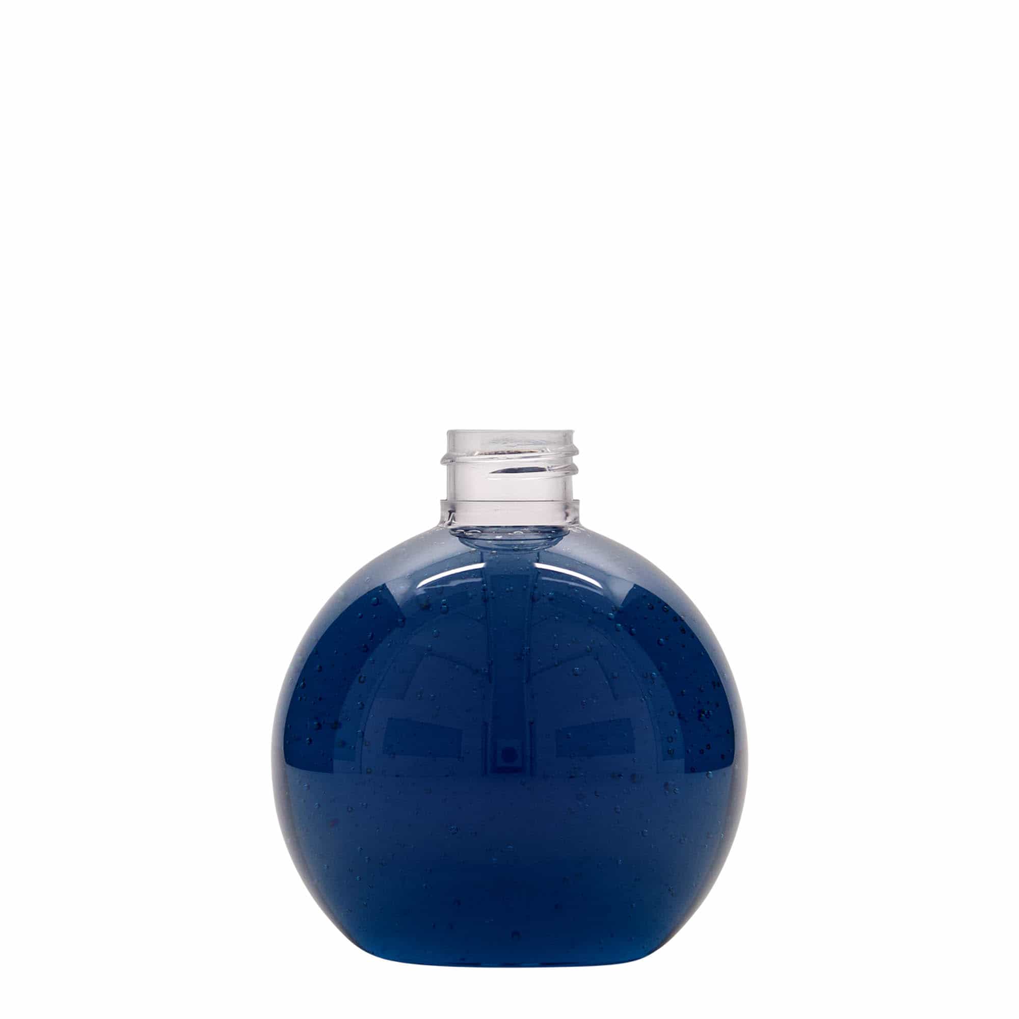 250 ml PET pudele 'Perry', apaļa, plastmasas, aizdare: GPI 24/410