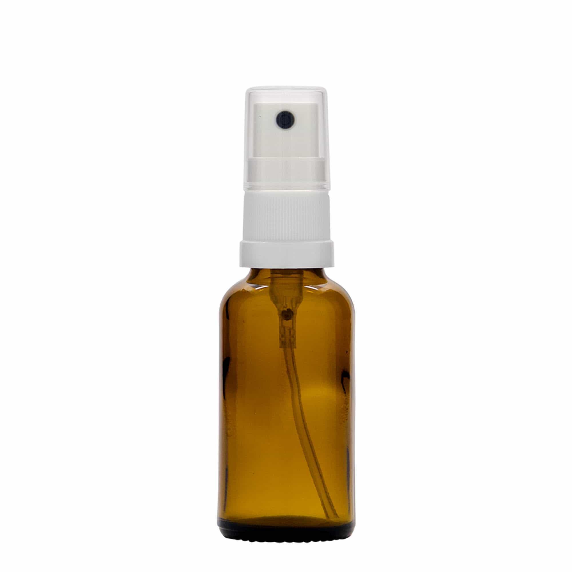 30 ml medicīnas aerosola pudele, stikls, brūna, atvere: DIN 18