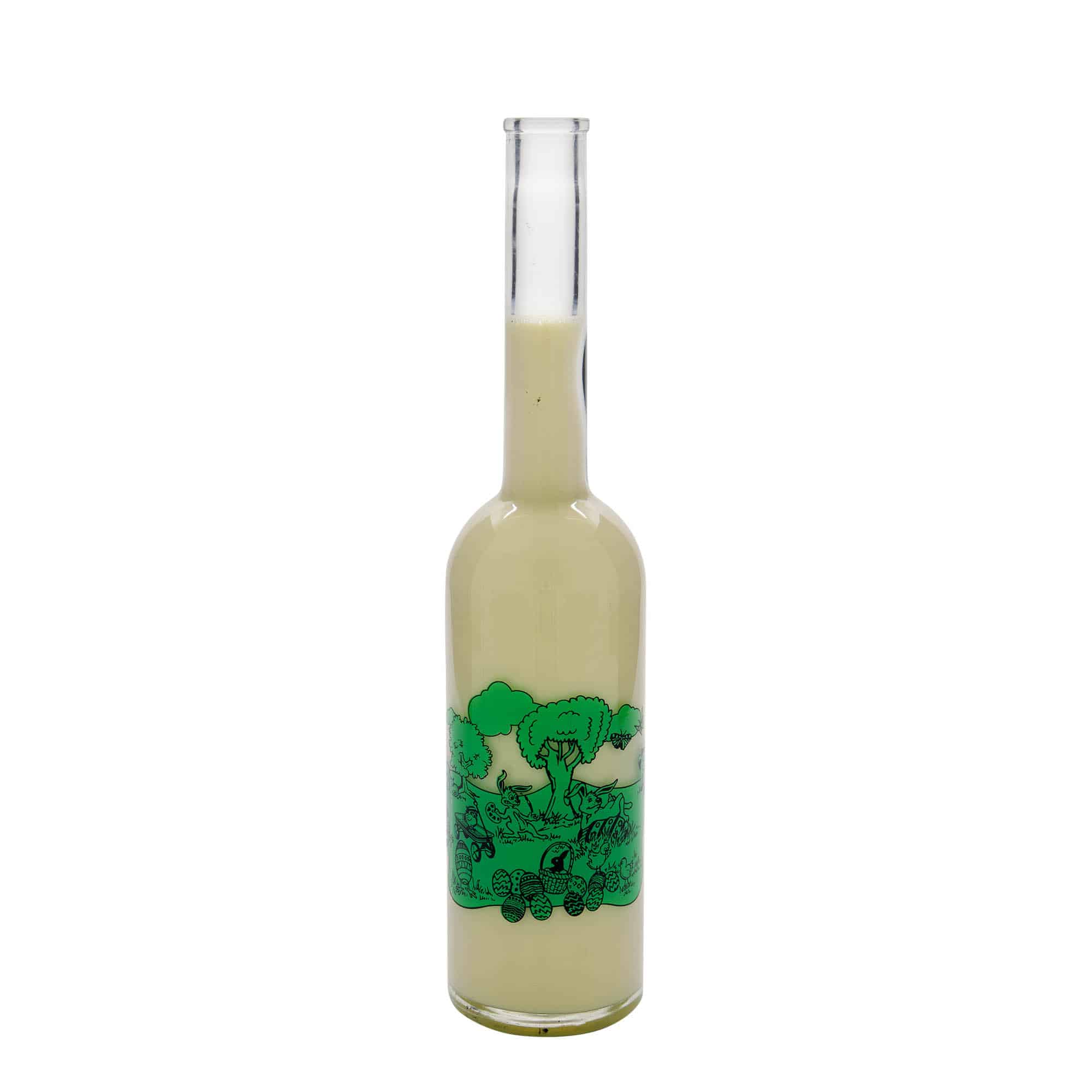 500 ml stikla pudele 'Opera', motīvs: Priecīgas Lieldienas, atvere: korķis
