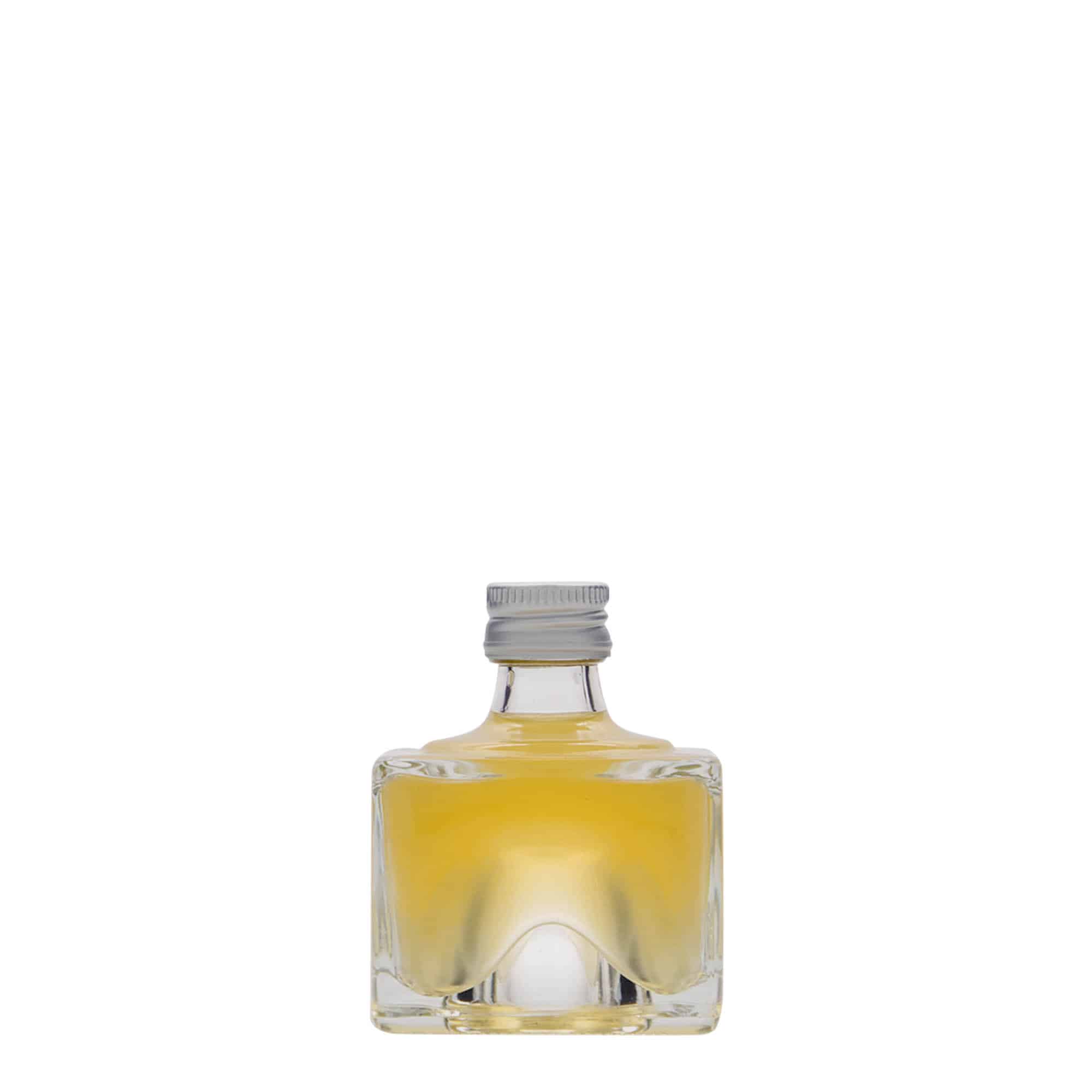 40 ml stikla pudele 'Cocolores', kvadrātiska, aizdare: PP 18