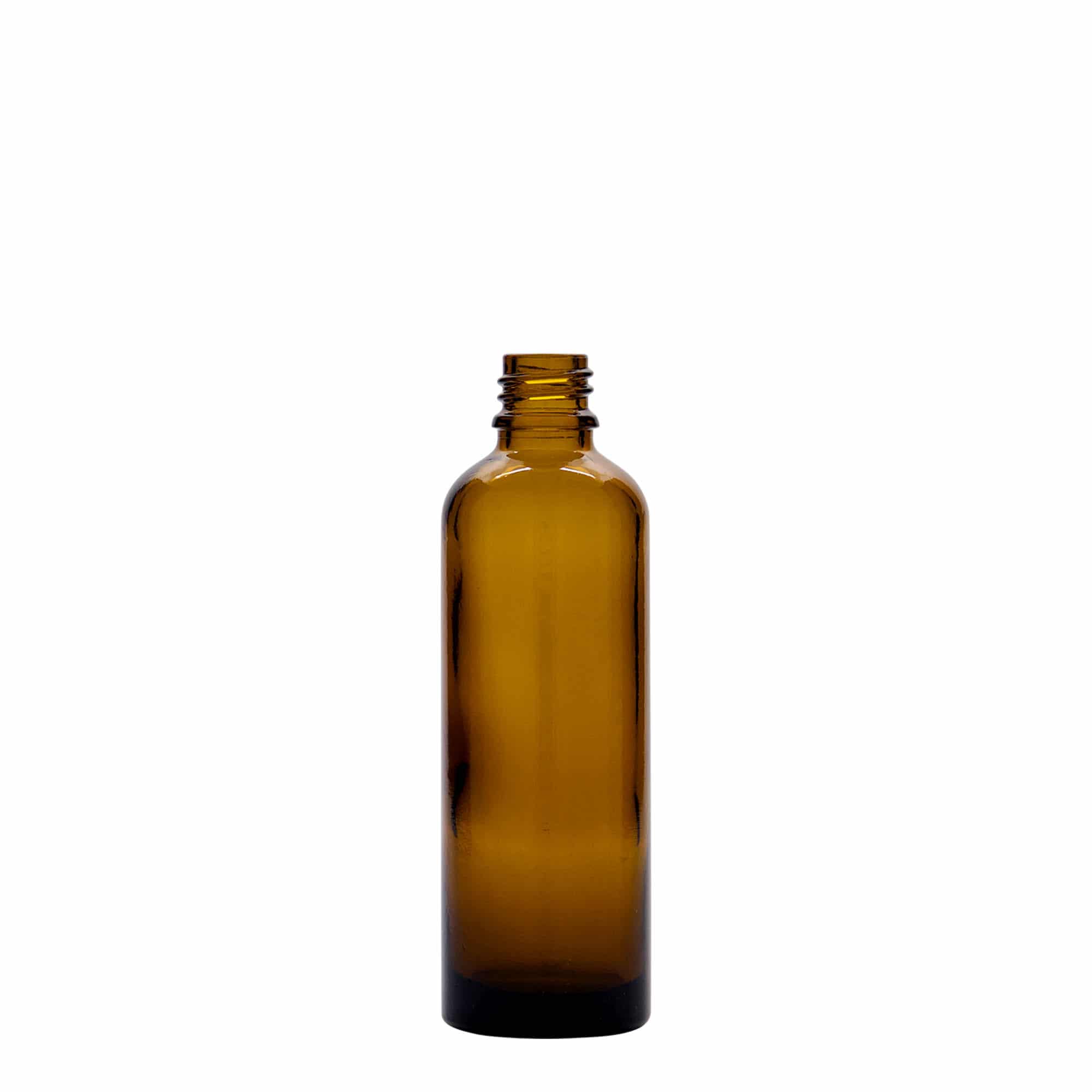 75 ml zāļu pudelīte, stikla, brūna, aizdare: DIN 18 75 ml zāļu pudelīte, stikla, brūna, aizdare: DIN 18
