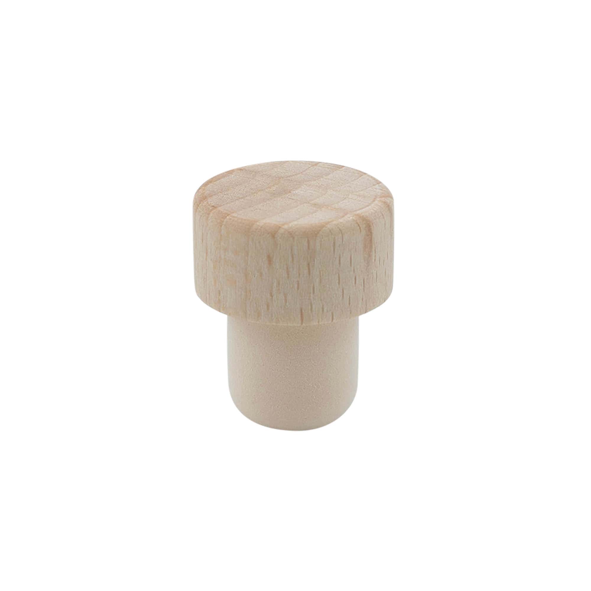 Roktura korķi 19 mm, koks/plastmasa, priekš mutes daļas: korķis