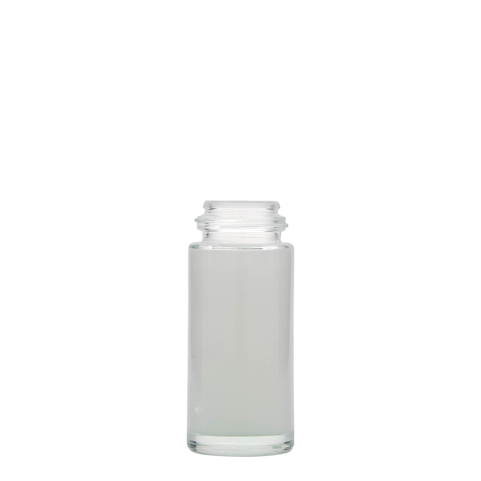 50 ml roll-on pudelīte, stikls, atvere: skrūvējams vāciņš