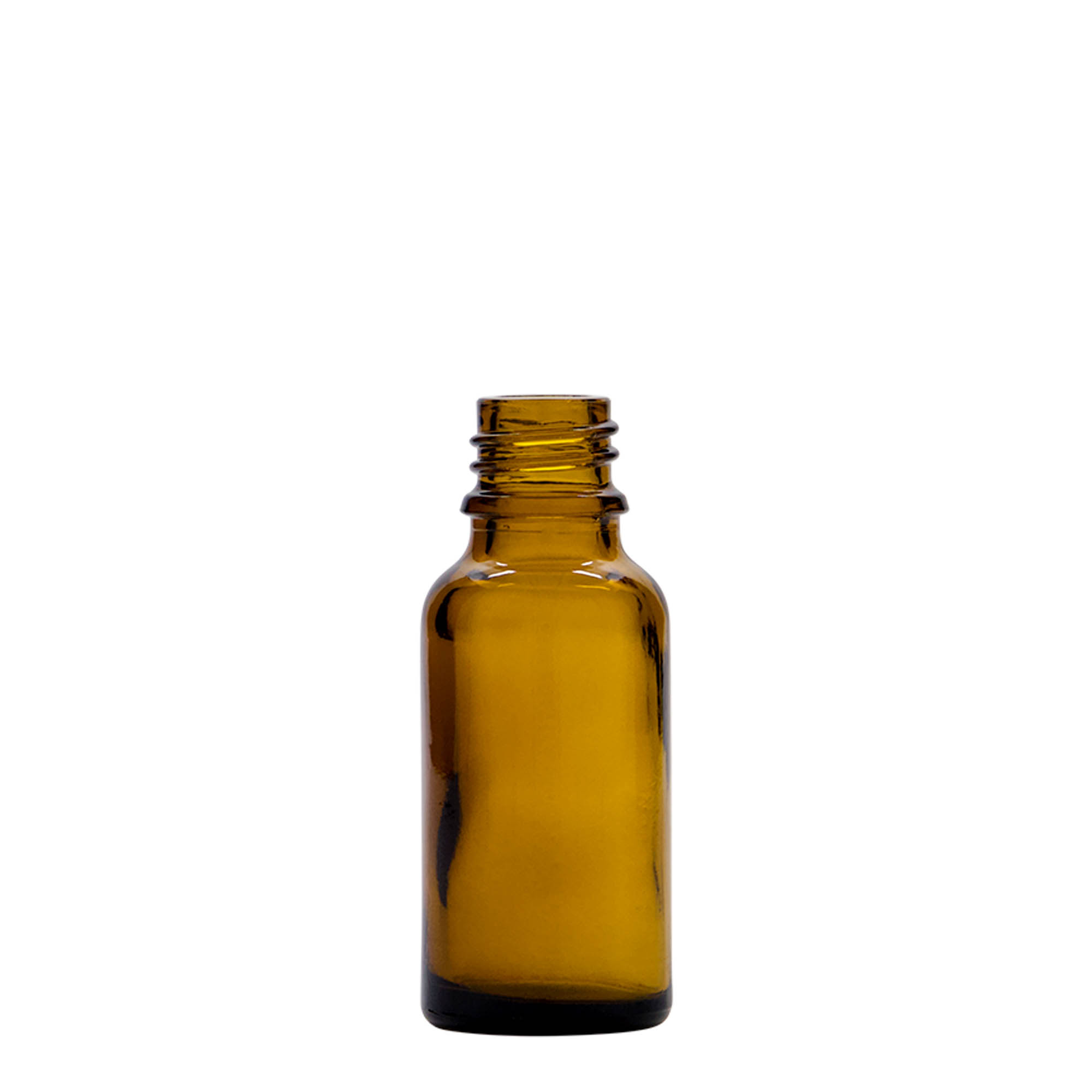 20 ml medicīnas aerosola pudele, stikls, brūna, atvere: DIN 18