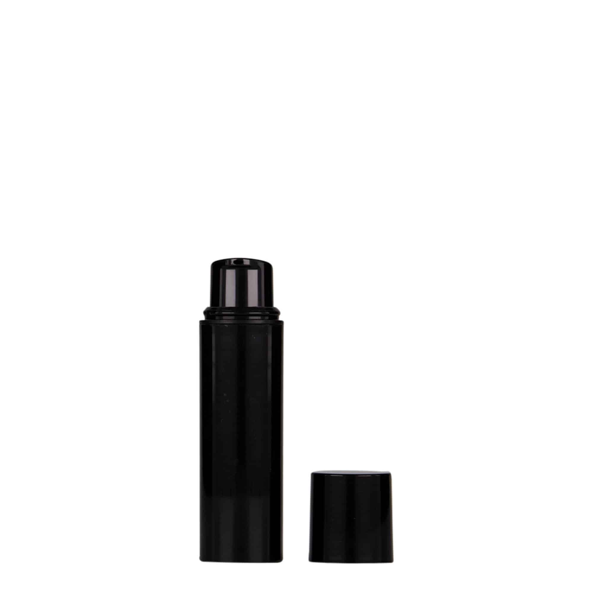 10 ml gaisa necaurlaidīgs dozators 'Nano', PP plastmasa, melns