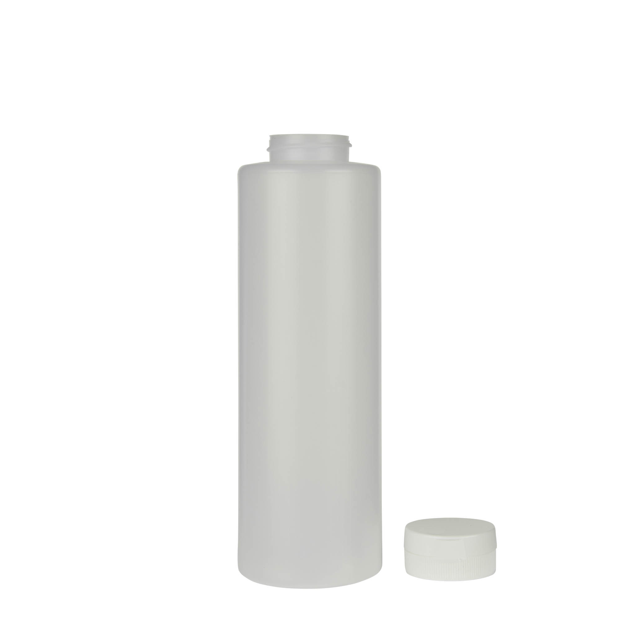 500 ml mērces pudele, LDPE plastmasa, dabīga, atvere: 38/400 500 ml mērces pudele, LDPE plastmasa, dabīga, atvere: 38/400