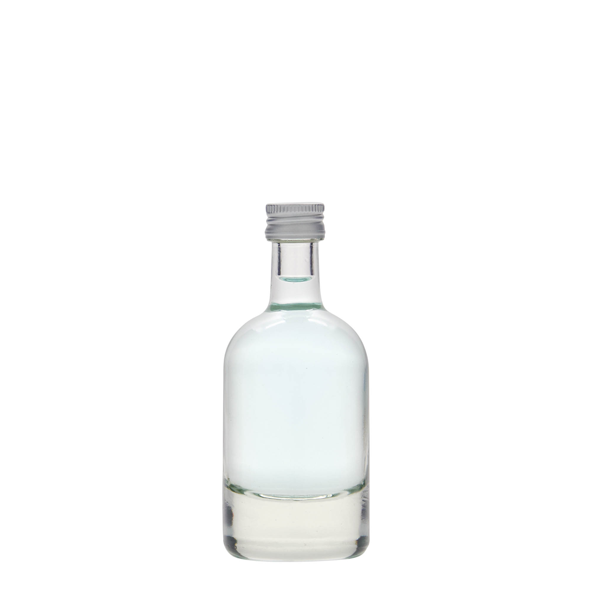 50 ml stikla pudele 'Linea Uno', atvere: PP 18 50 ml stikla pudele 'Linea Uno', atvere: PP 18