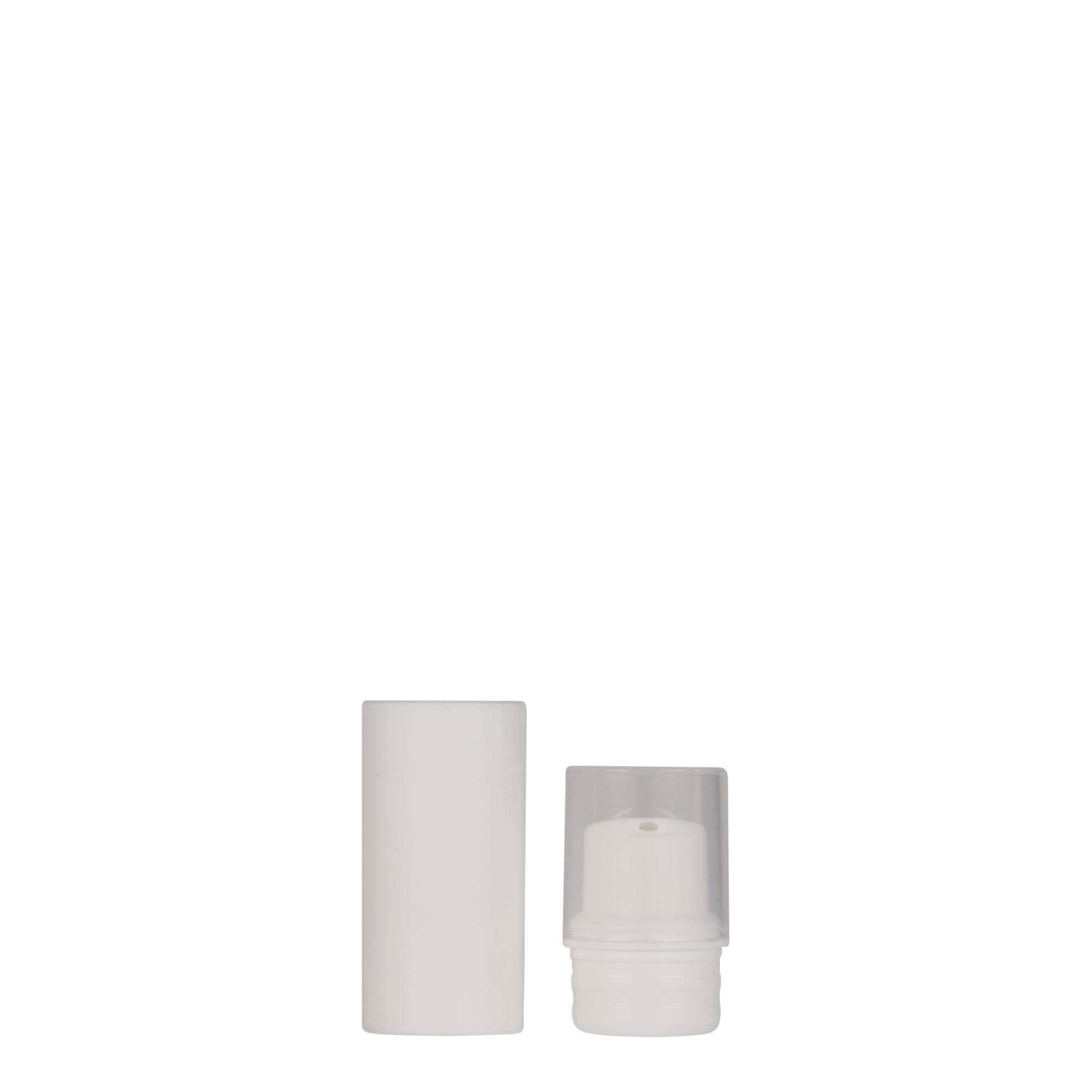 5 ml gaisa necaurlaidīgs dozators 'Nano', PP plastmasa, balts 5 ml gaisa necaurlaidīgs dozators 'Nano', PP plastmasa, balts