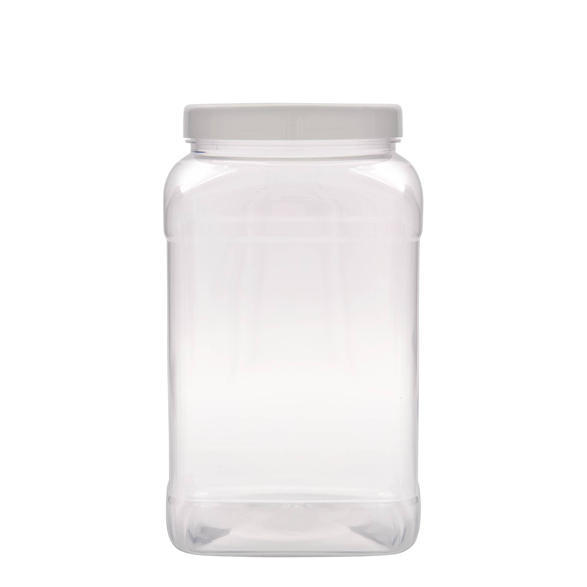 3000 ml PET kārba 'Dana', kvadrātiska, plastmasas, aizdare: 110/400