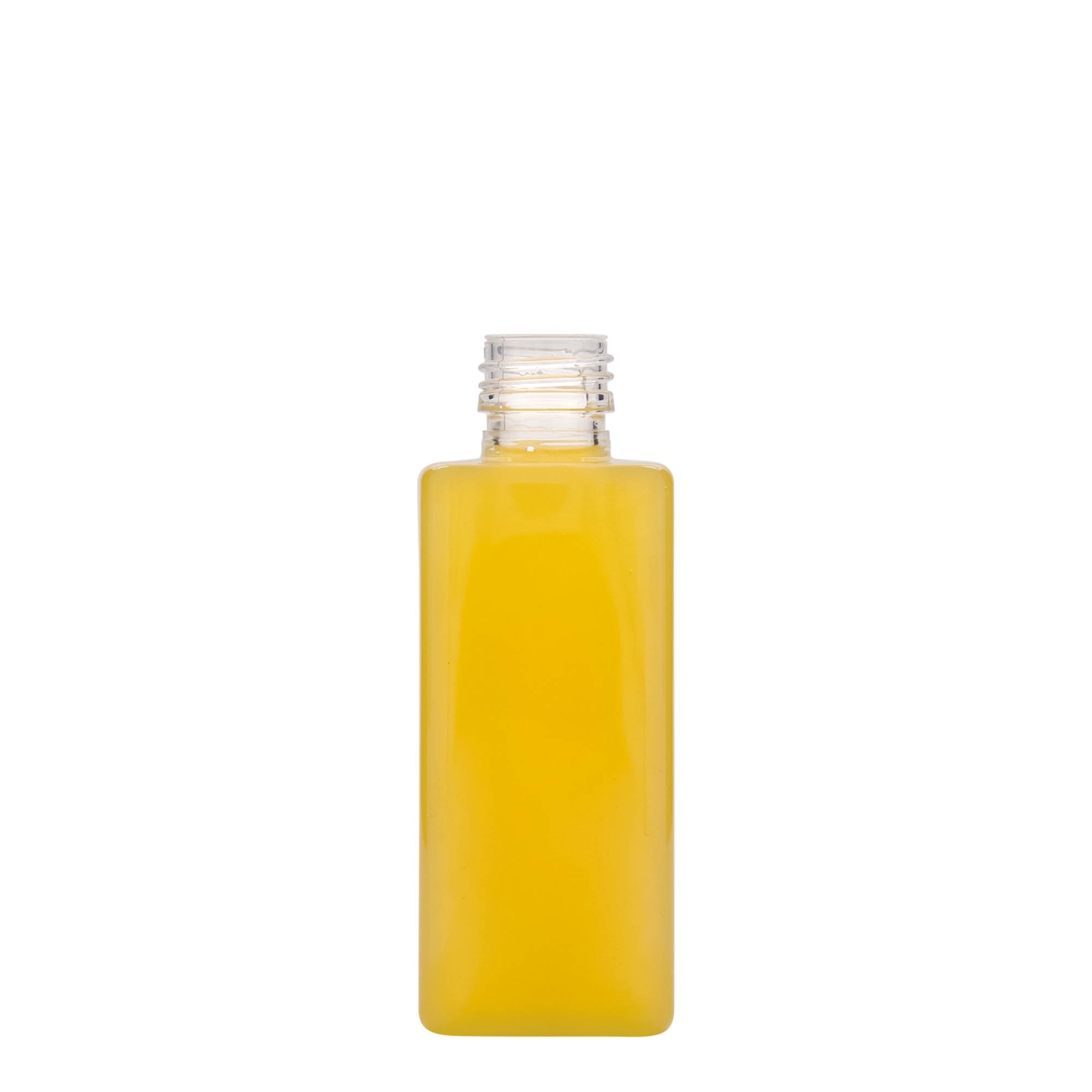 250 ml PET pudele 'Karl', kvadrātveida, plastmasa, atvere: PP 28