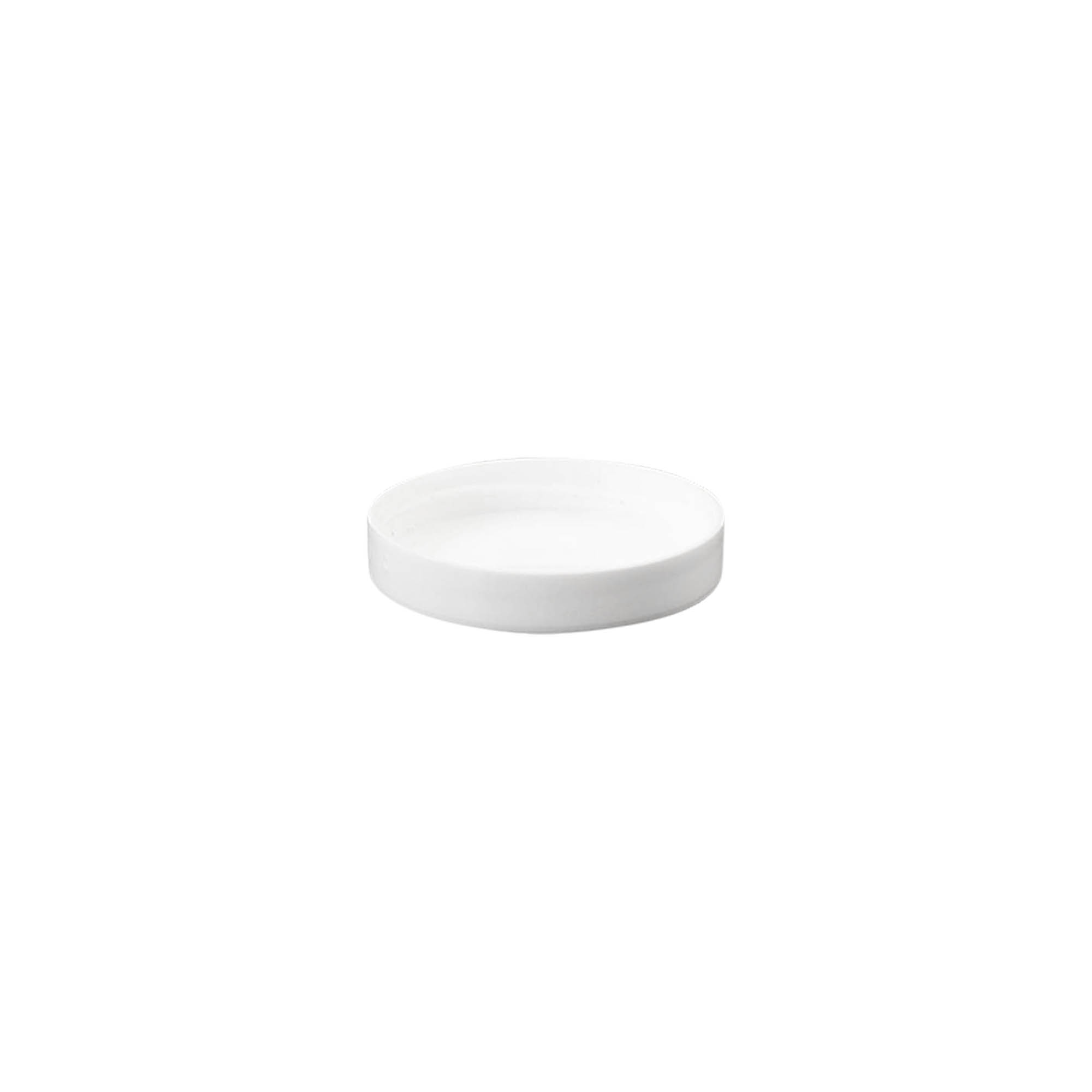 Skrūvējams vāciņš 'White Line' 6 ml, PP plastmasas, balts