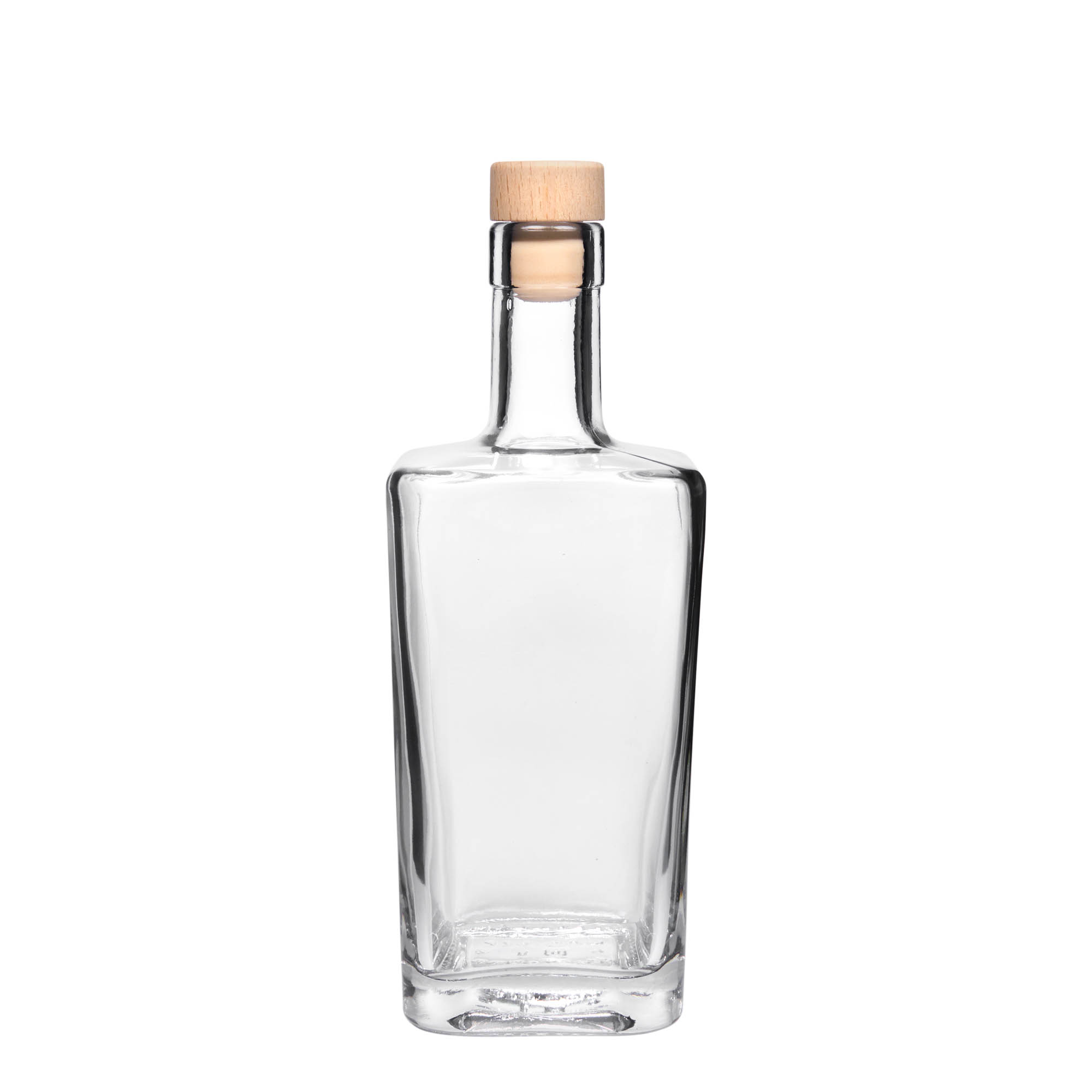 500 ml stikla pudele 'Noel', kvadrātveida, atvere: korķis 500 ml stikla pudele 'Noel', kvadrātveida, atvere: korķis