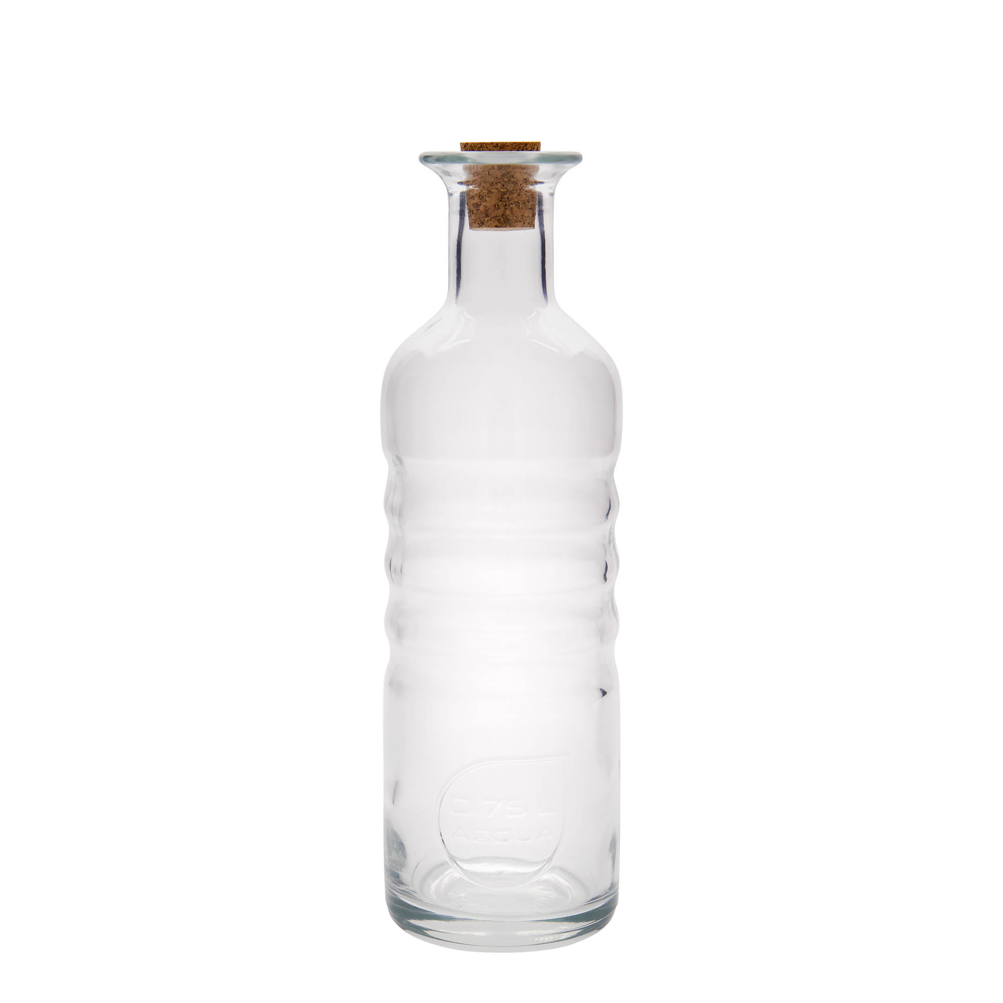 750 ml stikla pudele 'Optima Acqua', atvere: korķis 750 ml stikla pudele 'Optima Acqua', atvere: korķis
