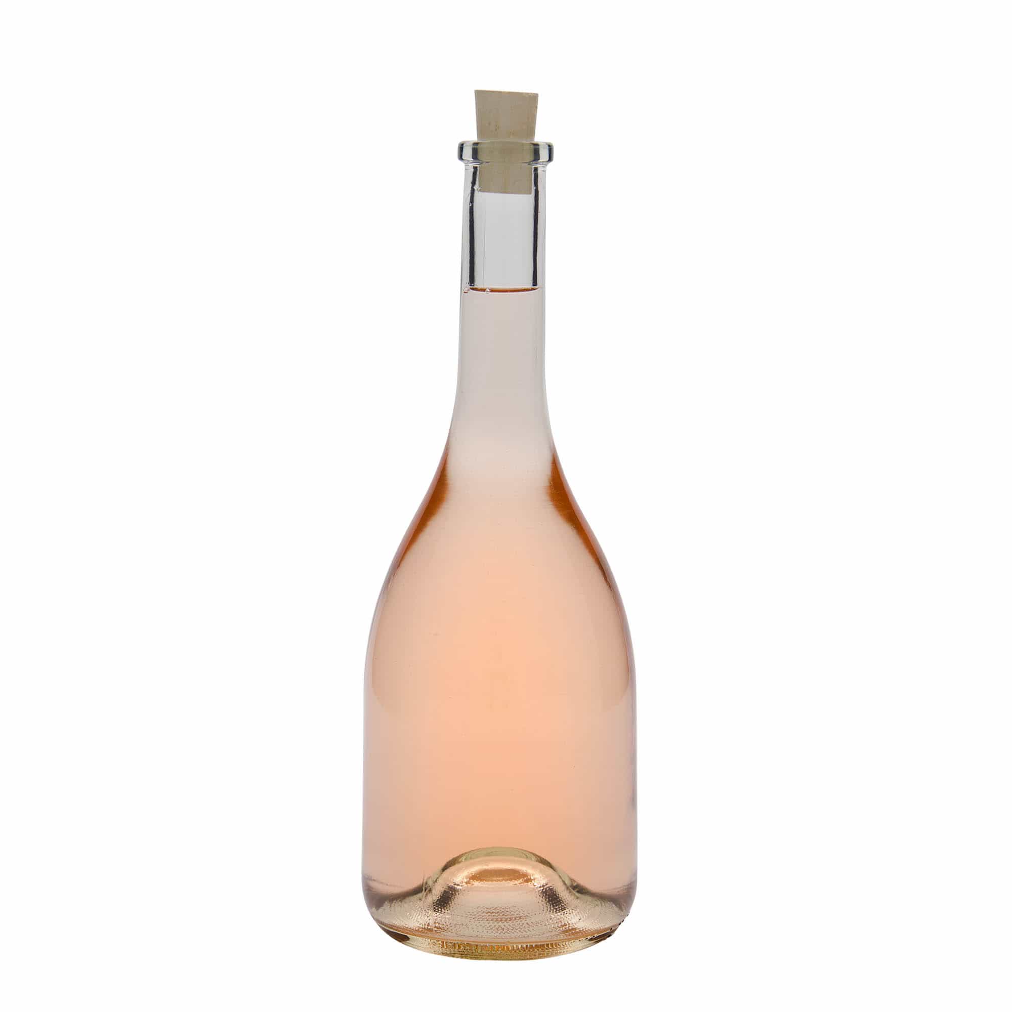 750 ml stikla pudele 'Rustica', atvere: korķis