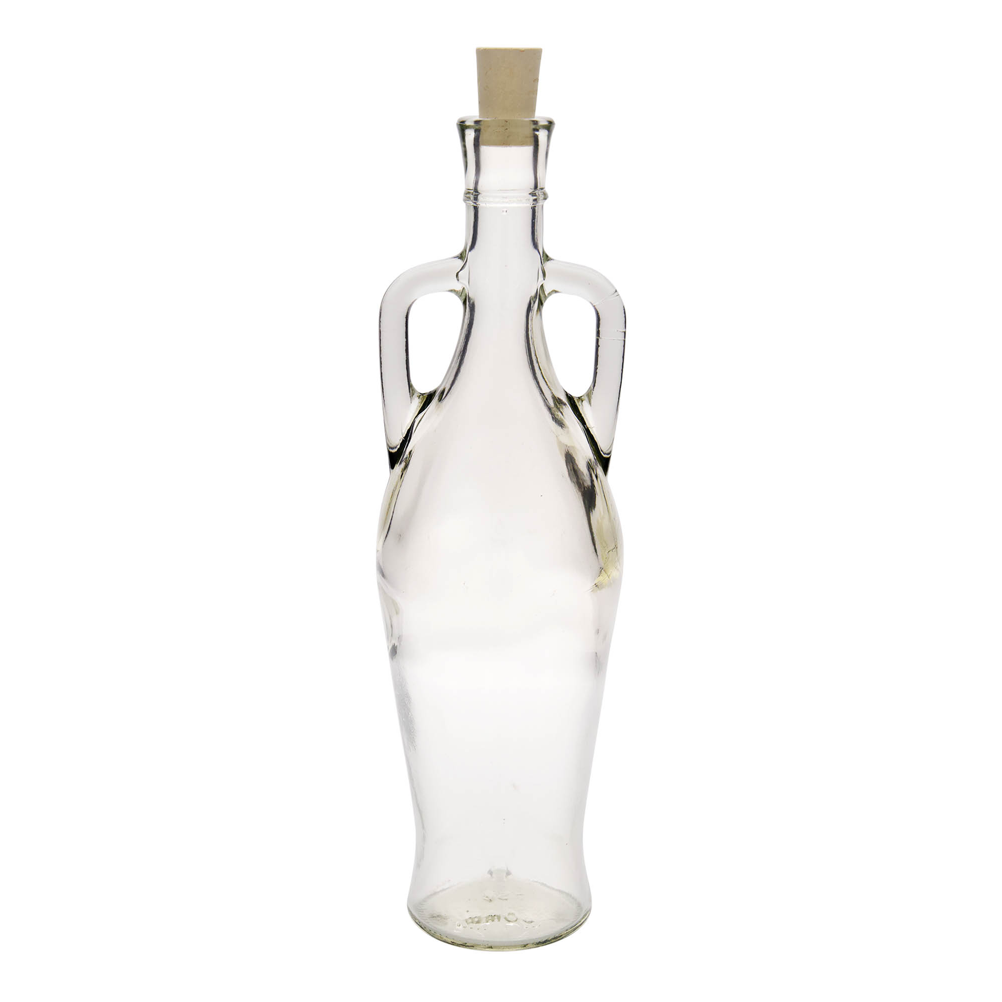 750 ml stikla pudele 'Amfora', atvere: korķis