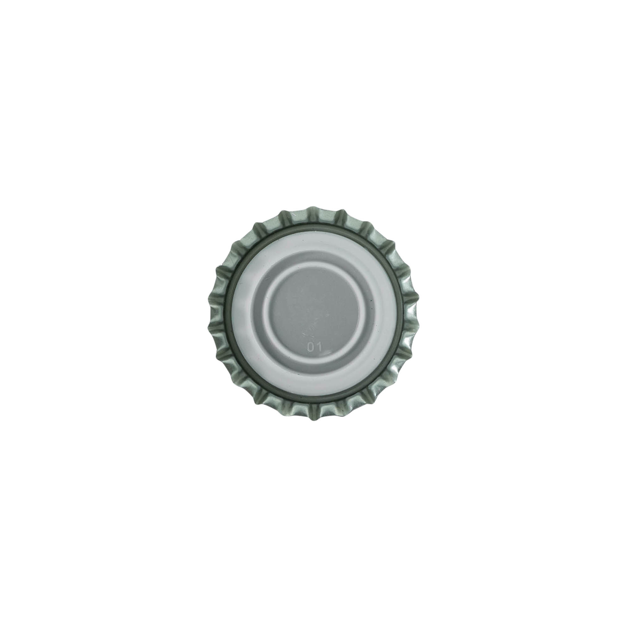 Korķa vāciņi 29 mm, metāls, melni