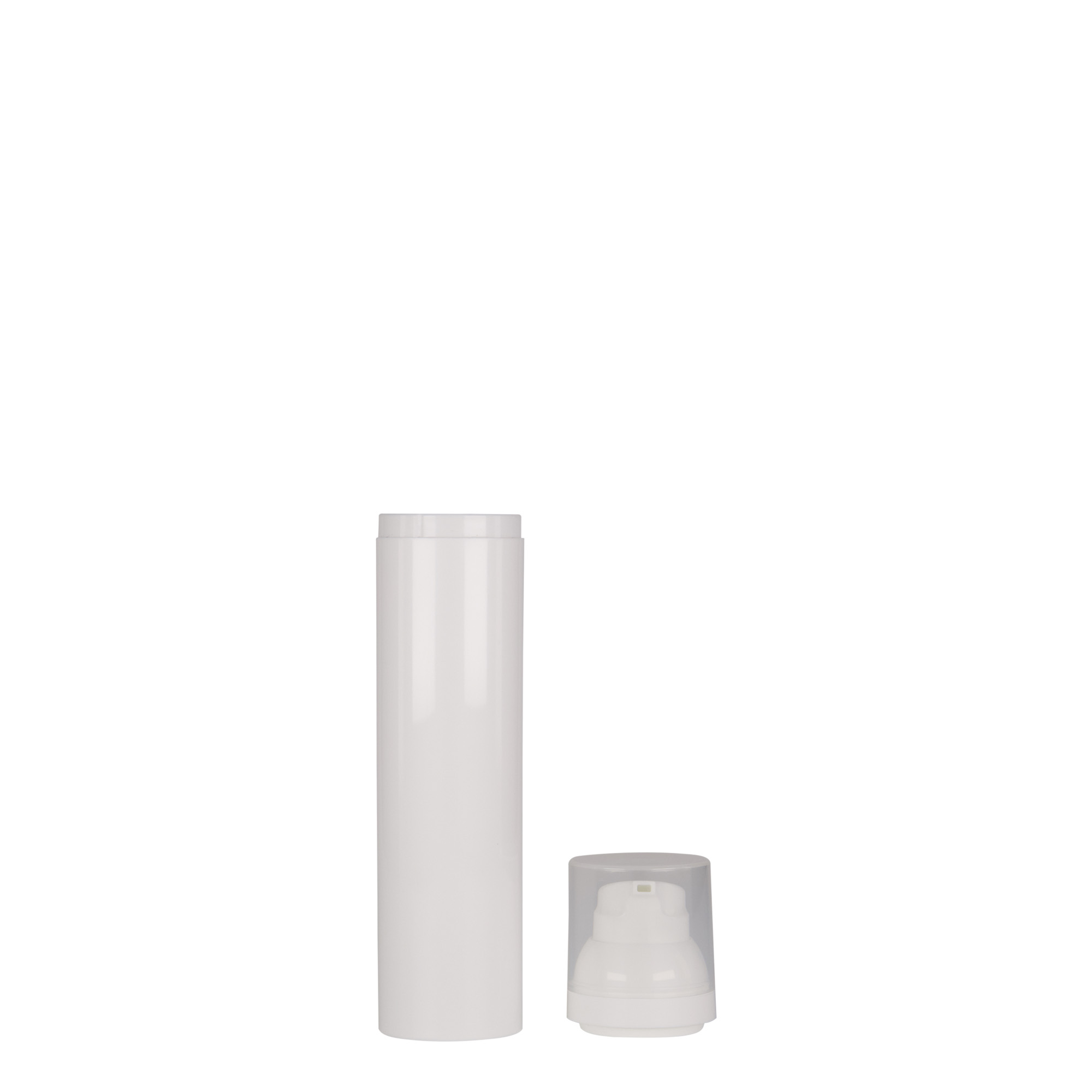 100 ml bezgaisa dozators 'Mezzo', PP plastmasa, balts 100 ml bezgaisa dozators 'Mezzo', PP plastmasa, balts