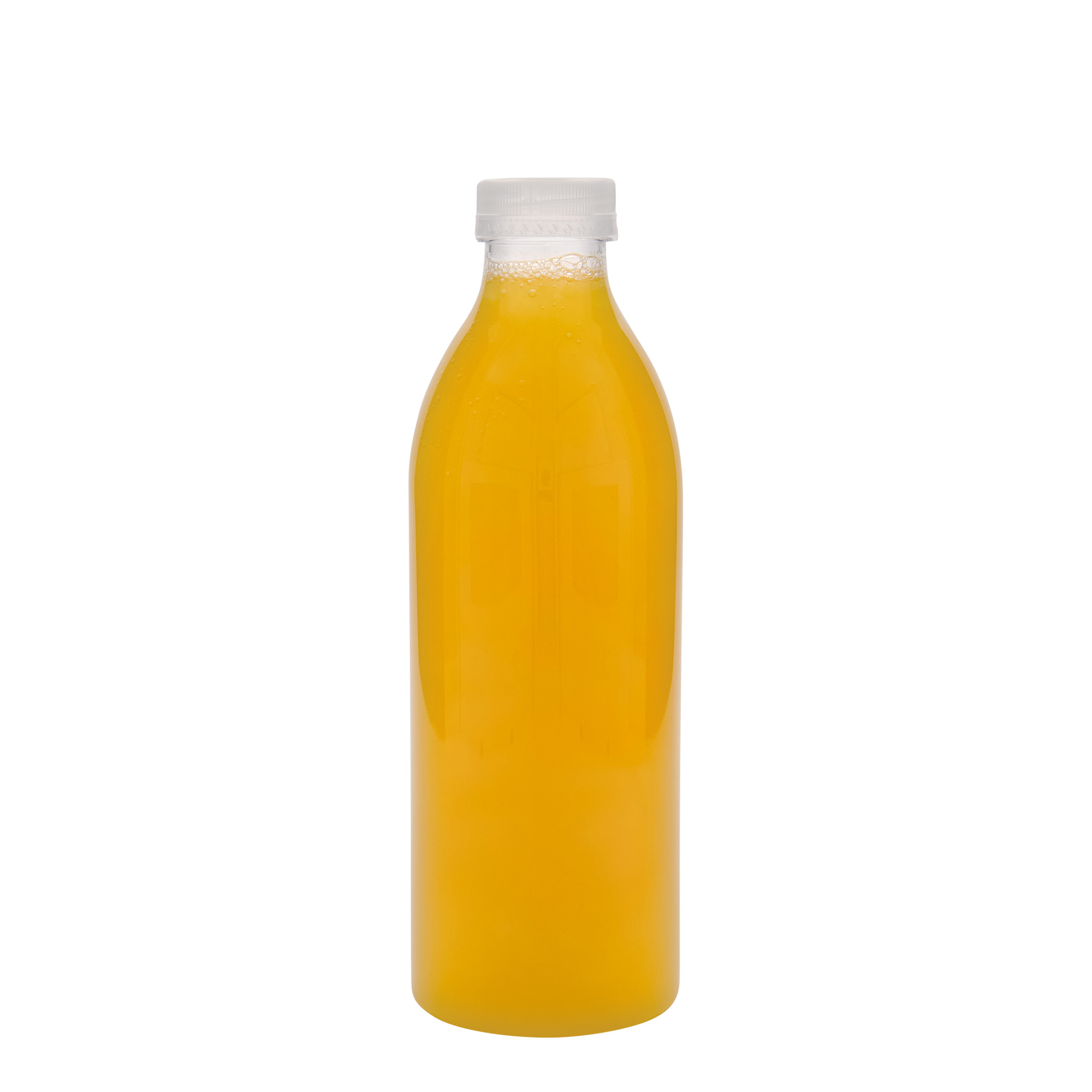 1.000 ml PET pudele standarta, plastmasa, atvere: 38 mm