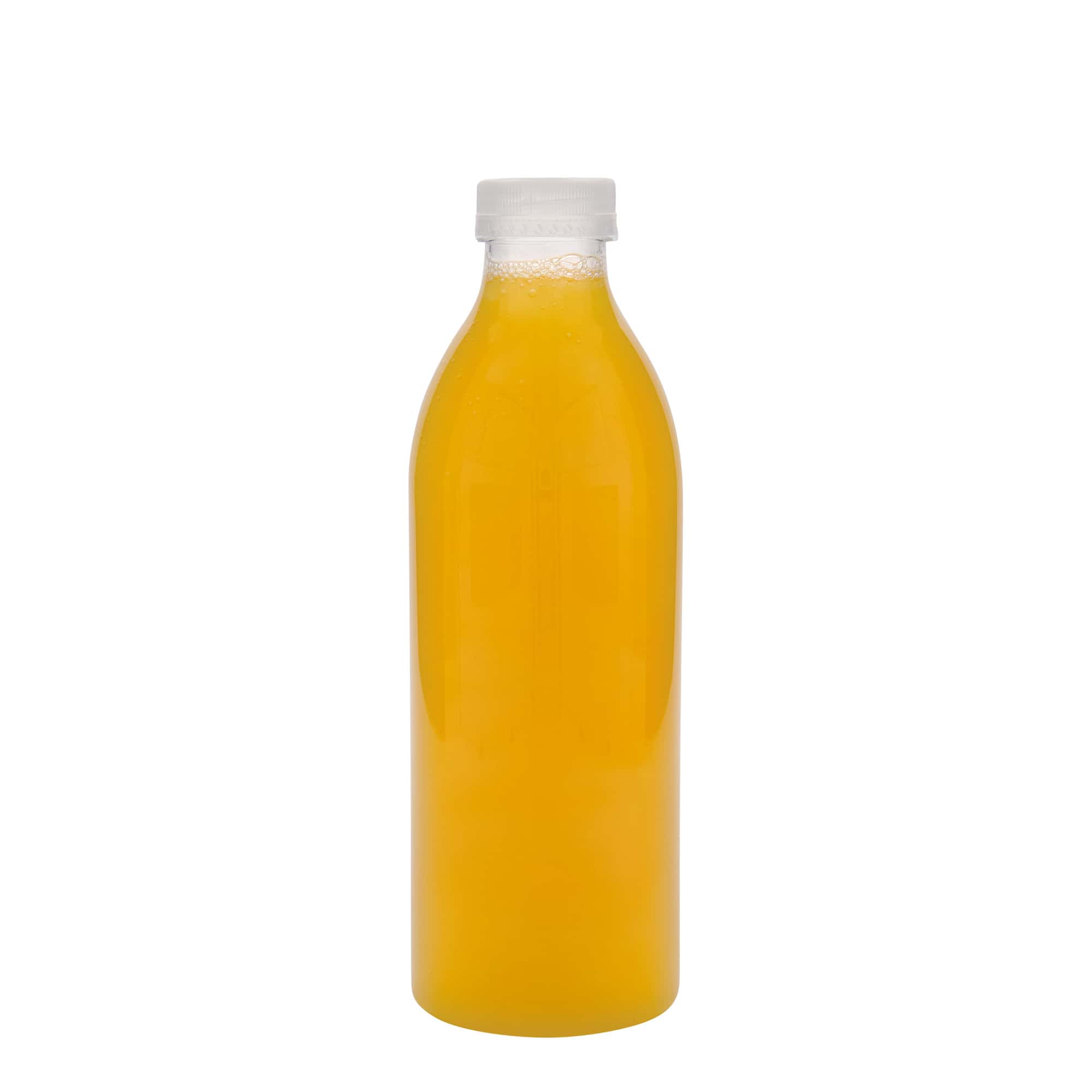 1.000 ml PET pudele standarta, plastmasa, atvere: 38 mm