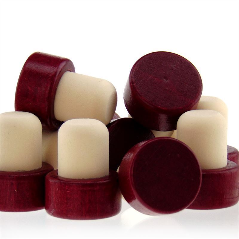 Roktura korķis 19 mm, koks/plastmasa, bordo sarkans, mutes daļai: korķis Roktura korķis 19 mm, koks/plastmasa, bordo sarkans, mutes daļai: korķis