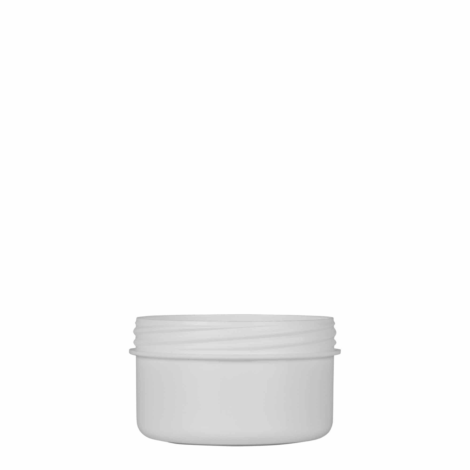 60 ml plastmasas kārbiņa 'White Line', PP, balta, aizdare: skrūvējams vāciņš 60 ml plastmasas kārbiņa 'White Line', PP, balta, aizdare: skrūvējams vāciņš