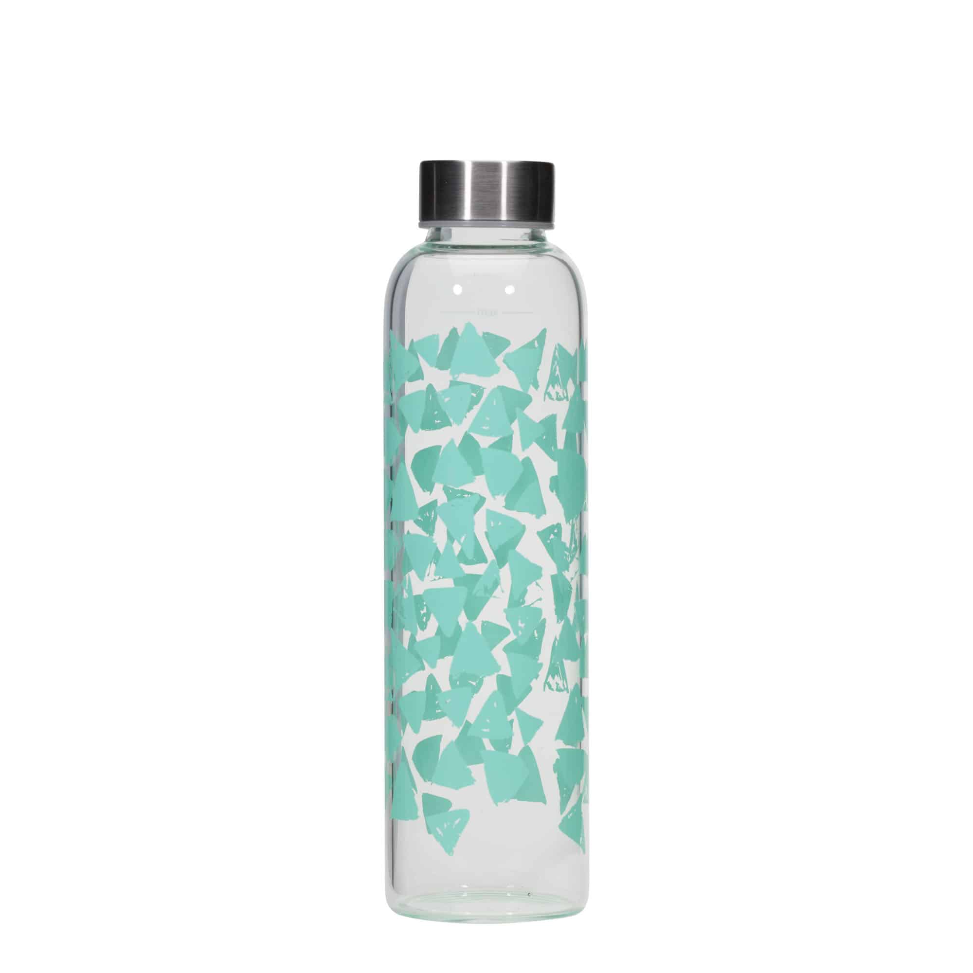 500 ml dzeramā pudele 'Perseus - tirkīza trijstūri', atvere: skrūvējams vāciņš 500 ml dzeramā pudele 'Perseus - tirkīza trijstūri', atvere: skrūvējams vāciņš