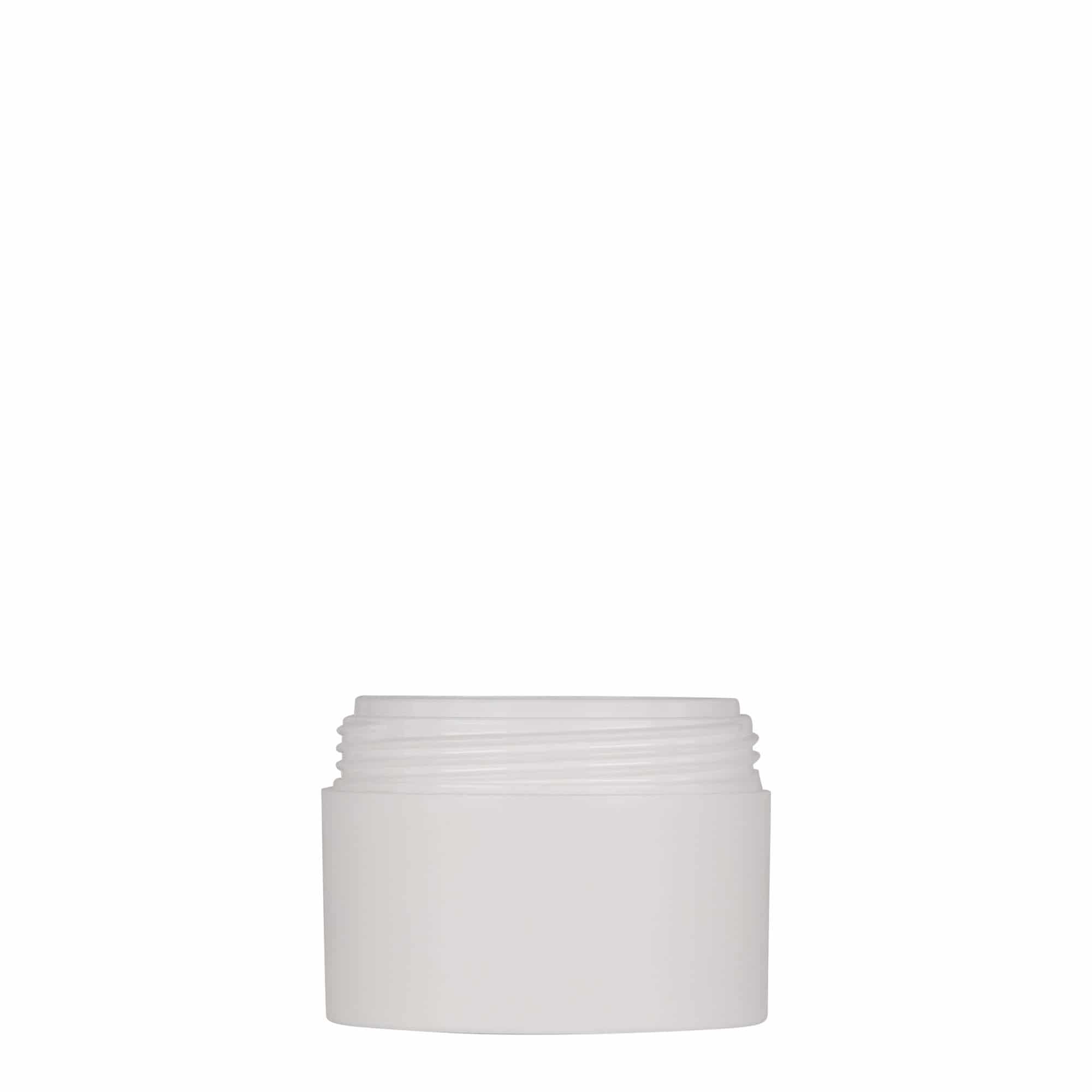 50 ml plastmasas kārbiņa 'Antonella', PP, balta, aizdare: skrūvējams vāciņš 50 ml plastmasas kārbiņa 'Antonella', PP, balta, aizdare: skrūvējams vāciņš