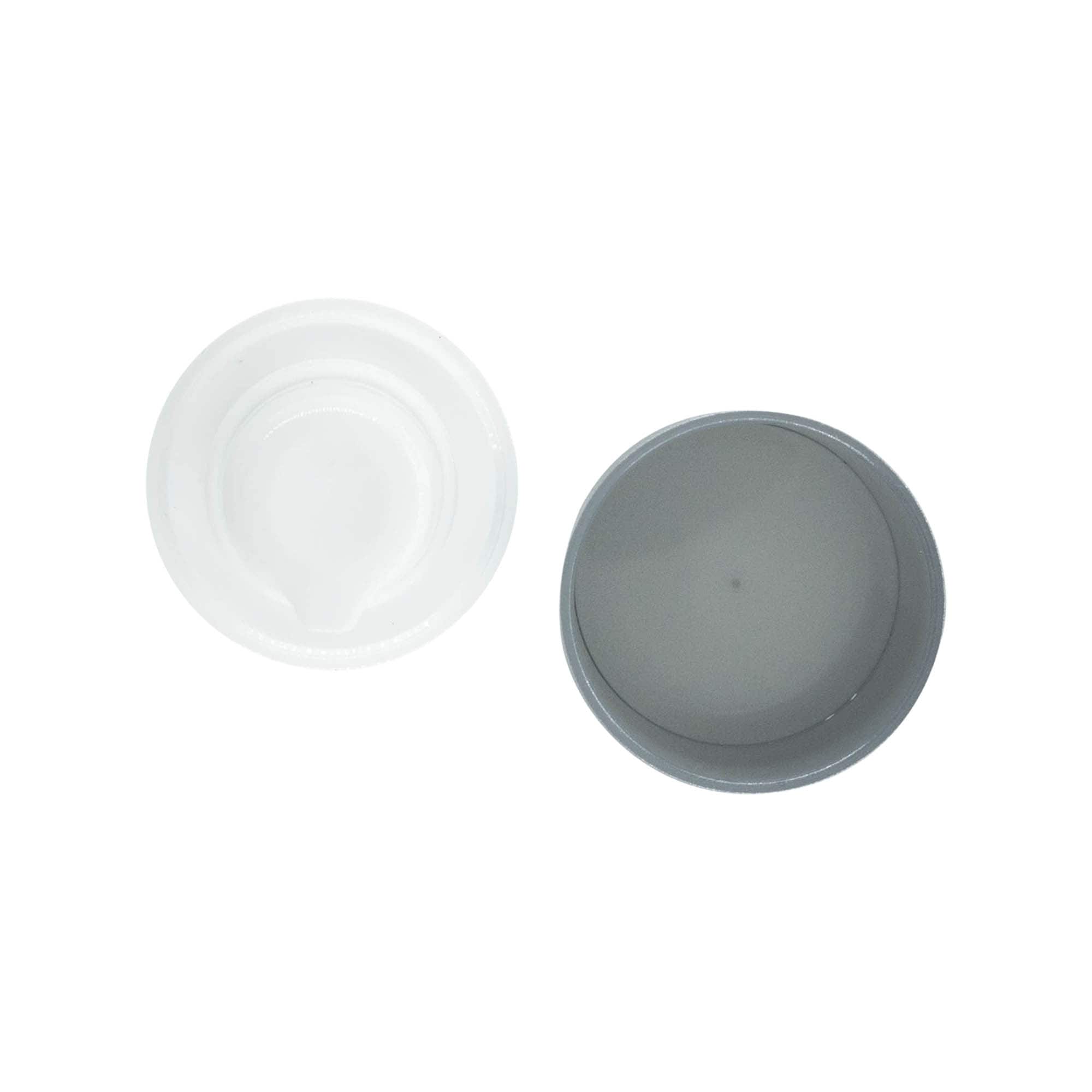 Airless dozatora sūknis 'Micro', PP plastmasa, sudraba krāsā