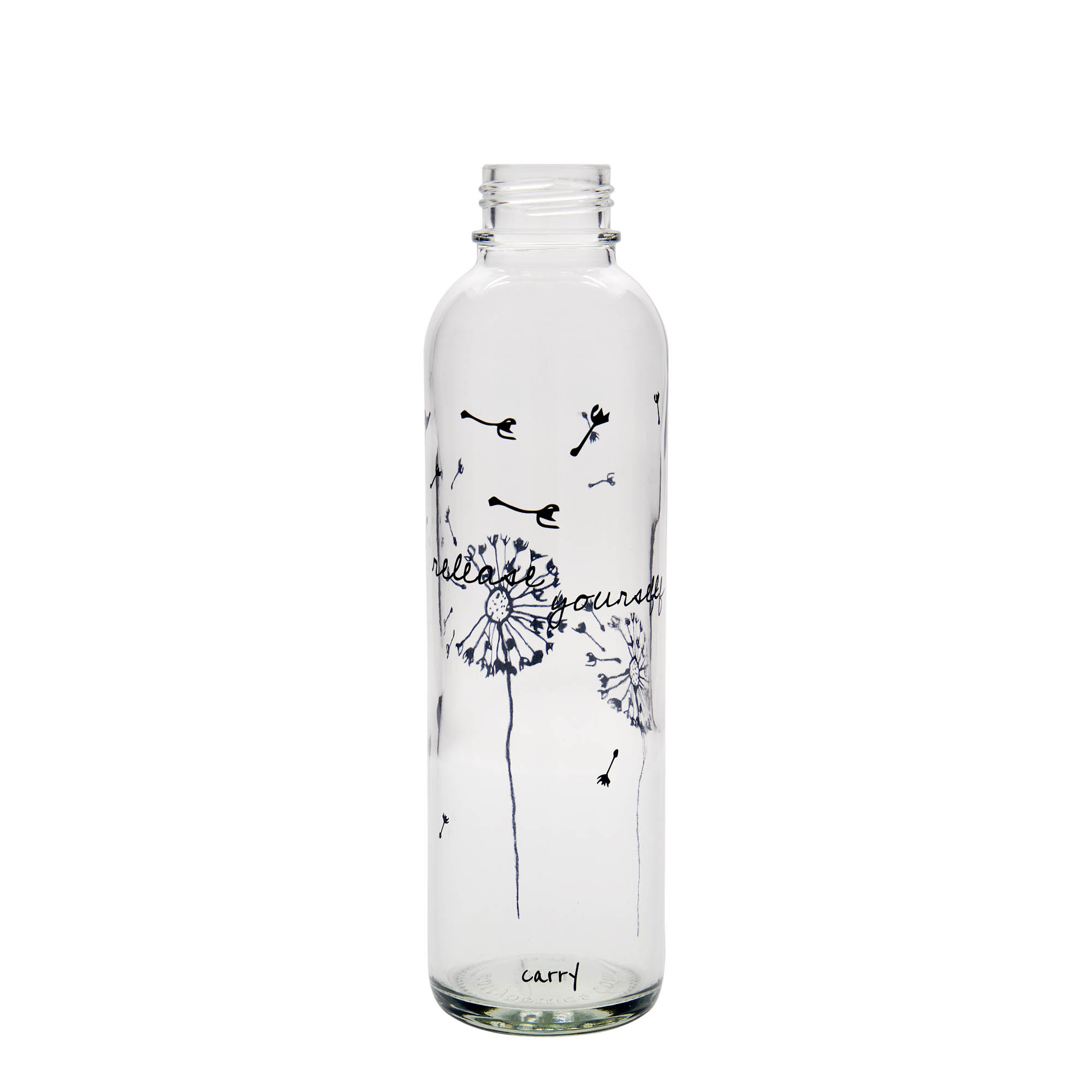 700 ml dzeramā pudele CARRY Bottle, motīvs: Atbrīvojies, atvere: skrūvējams vāciņš