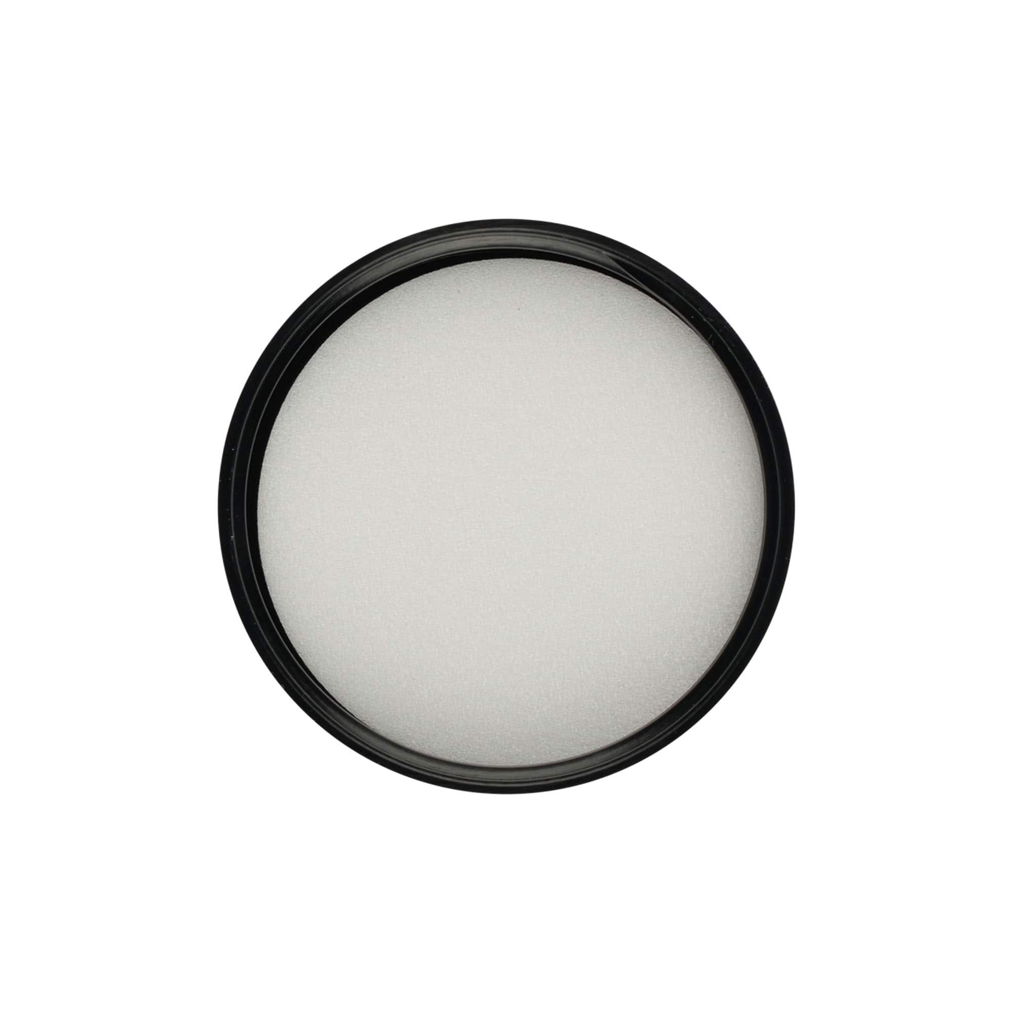 Sriegiamas dangtelis 60 ml 'Brown Line', HPM plastikas, baltas