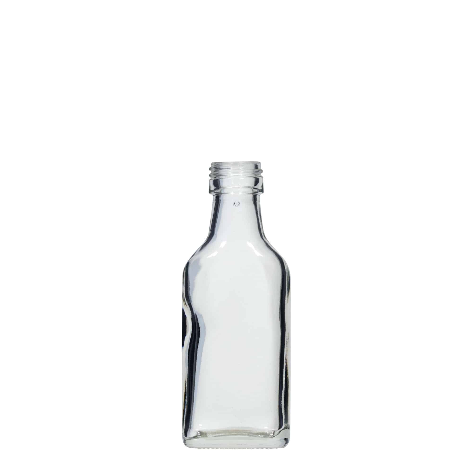 40 ml blašķe, taisnstūra, aizdare: PP 22 40 ml blašķe, taisnstūra, aizdare: PP 22