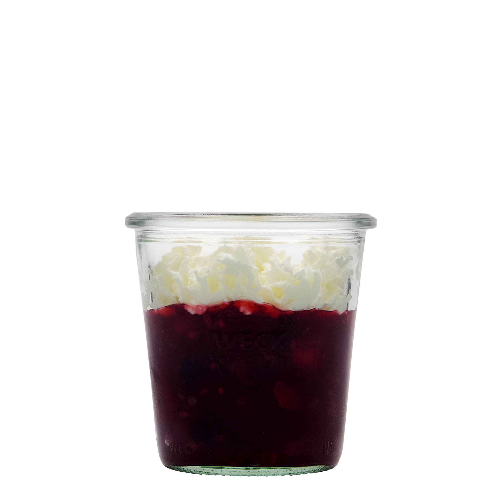 290 ml WECK kritienu burka, atvere: apaļa mala