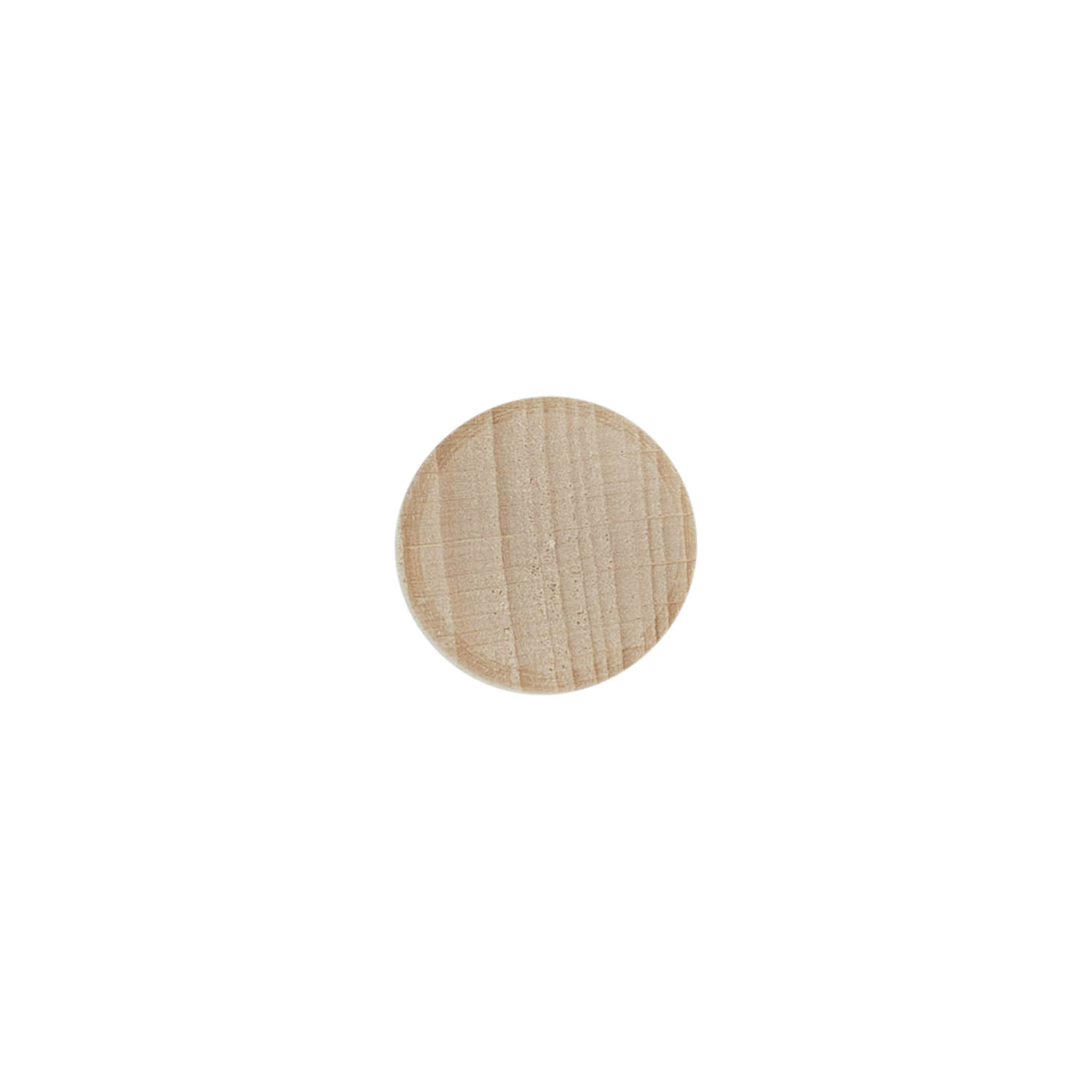 Pudeles korķis 16 mm, plastmasas/koka, krāsains, aizdarei: korķis