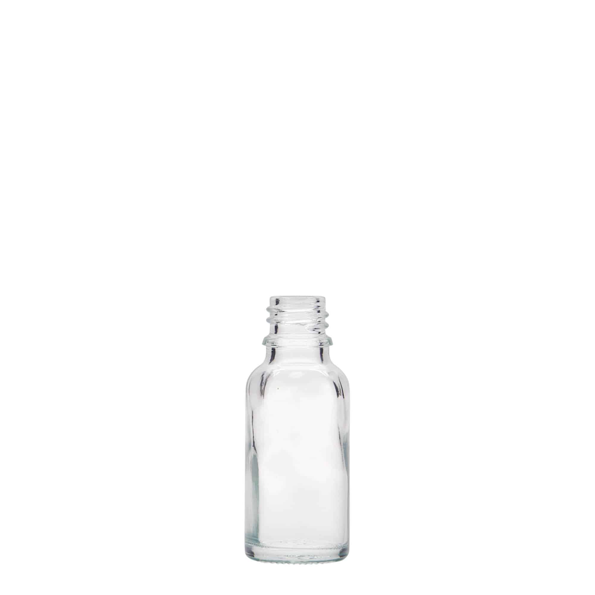 20 ml zāļu pudelīte, stikla, aizdare: DIN 18 20 ml zāļu pudelīte, stikla, aizdare: DIN 18