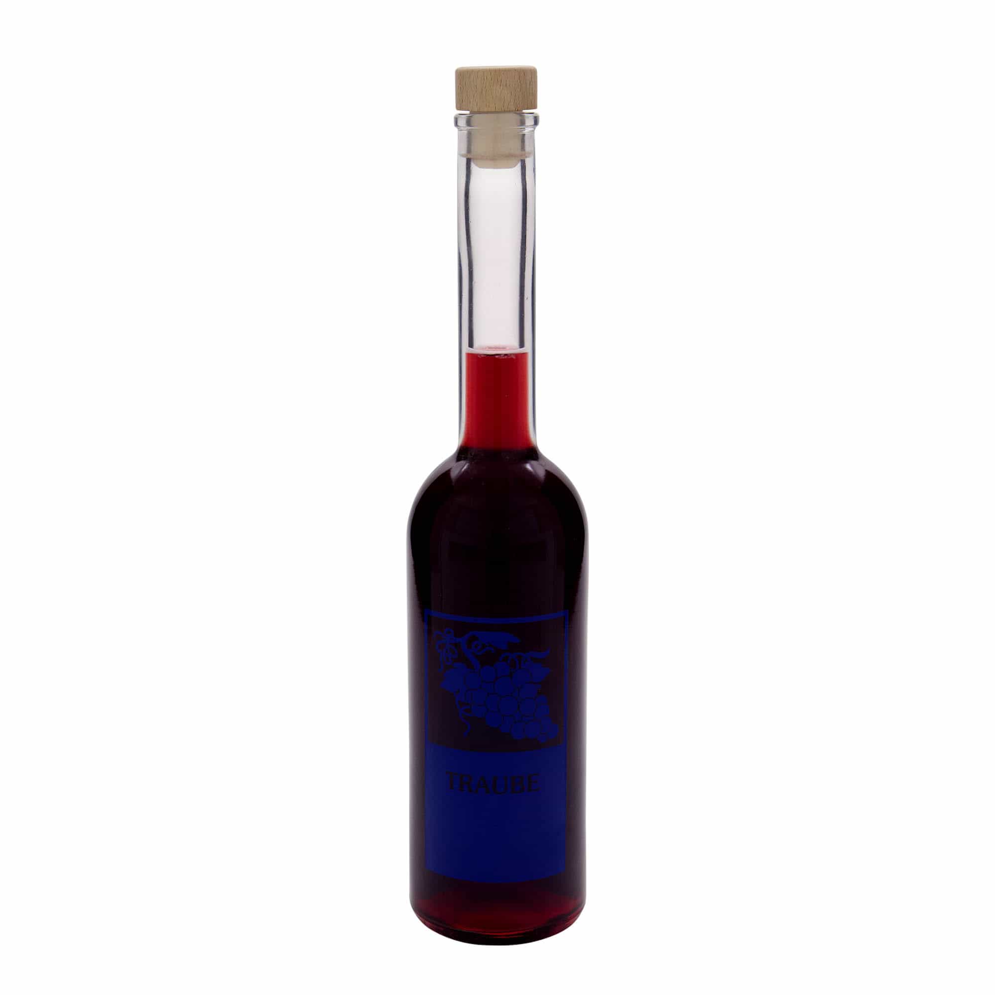 500 ml stikla pudele 'Opera', motīvs: vīnogas, atvere: korķis