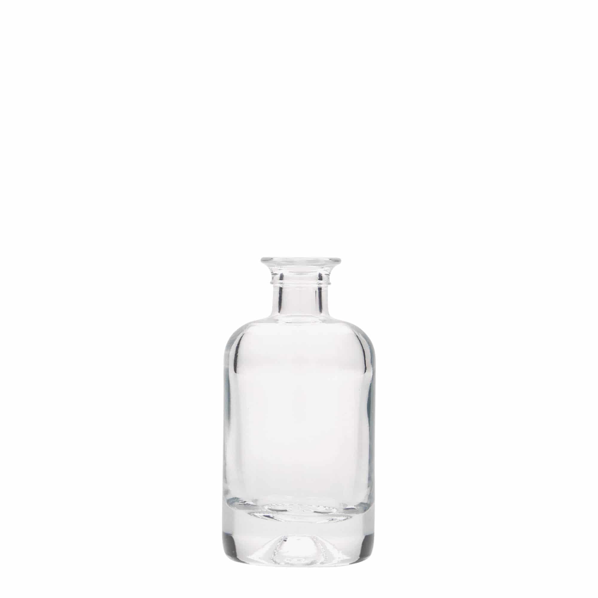 40 ml stikla pudele aptiekāram, atvere: korķis
