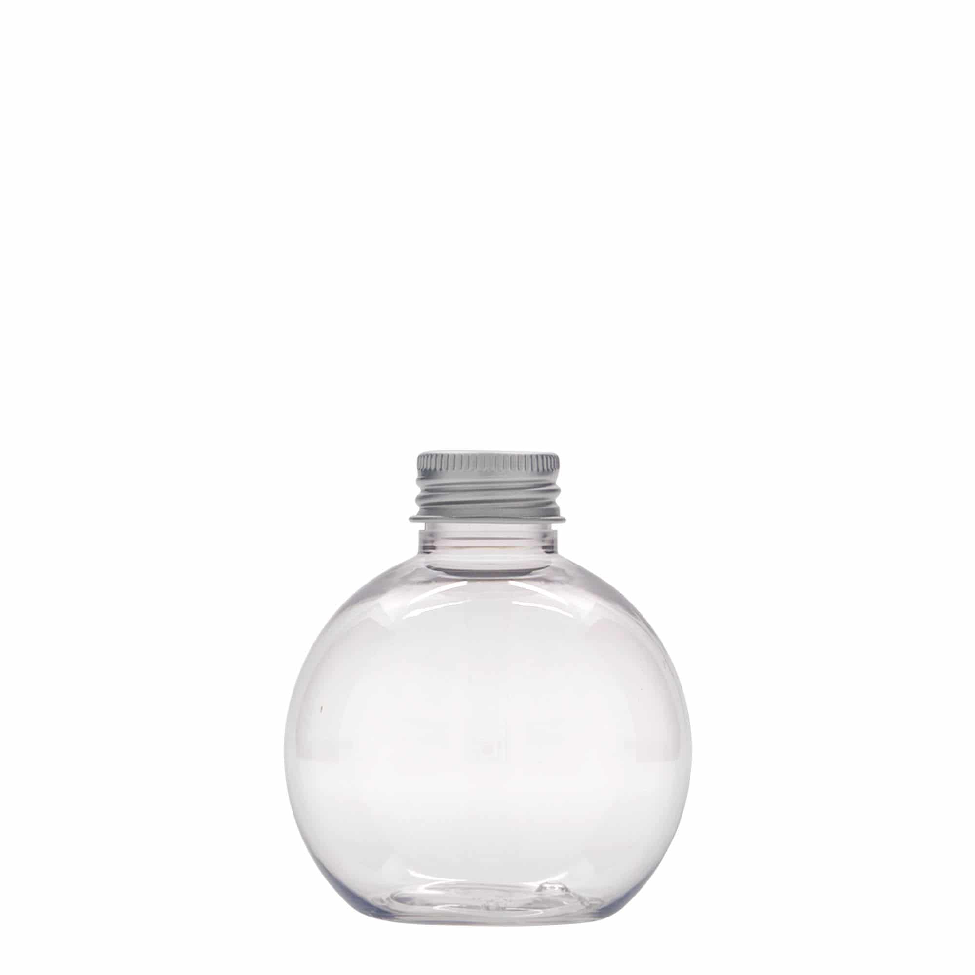 150 ml PET pudele 'Perry', apaļa, plastmasas, aizdare: GPI 24/410 150 ml PET pudele 'Perry', apaļa, plastmasas, aizdare: GPI 24/410